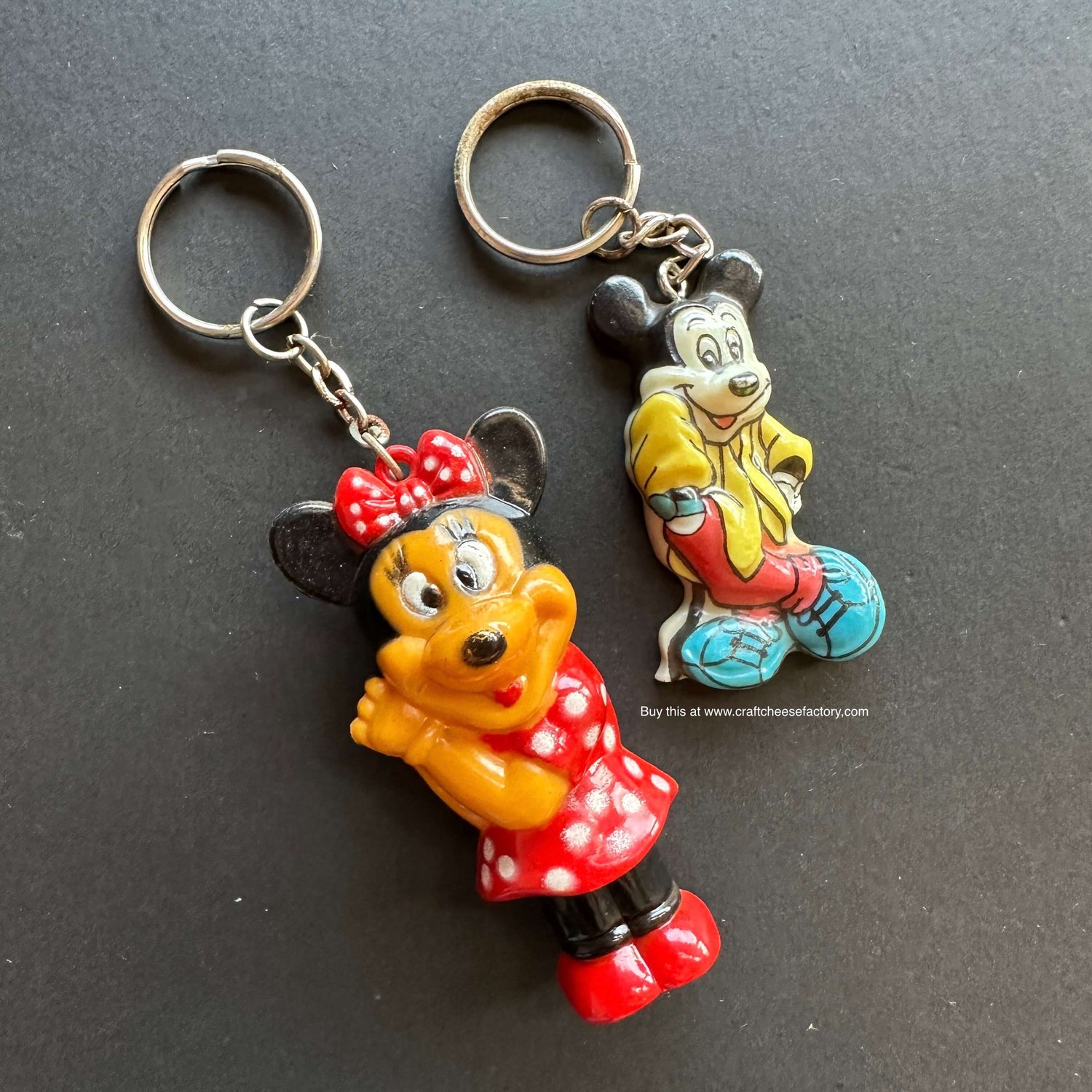 Personalized Mickey Mouse Keychain Minnie Mouse Keyring Disney 