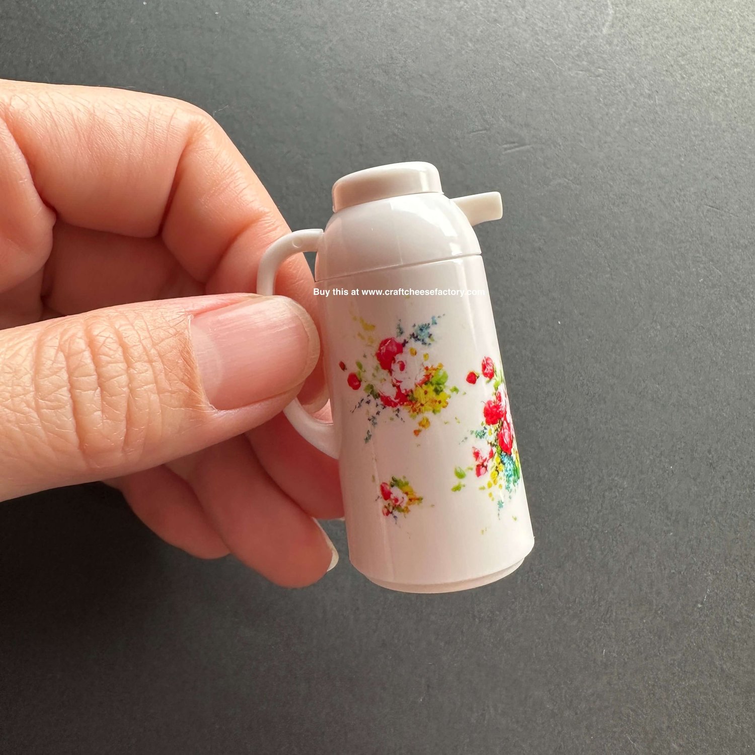 Vintage miniature Zojirushi toy kettle flask —