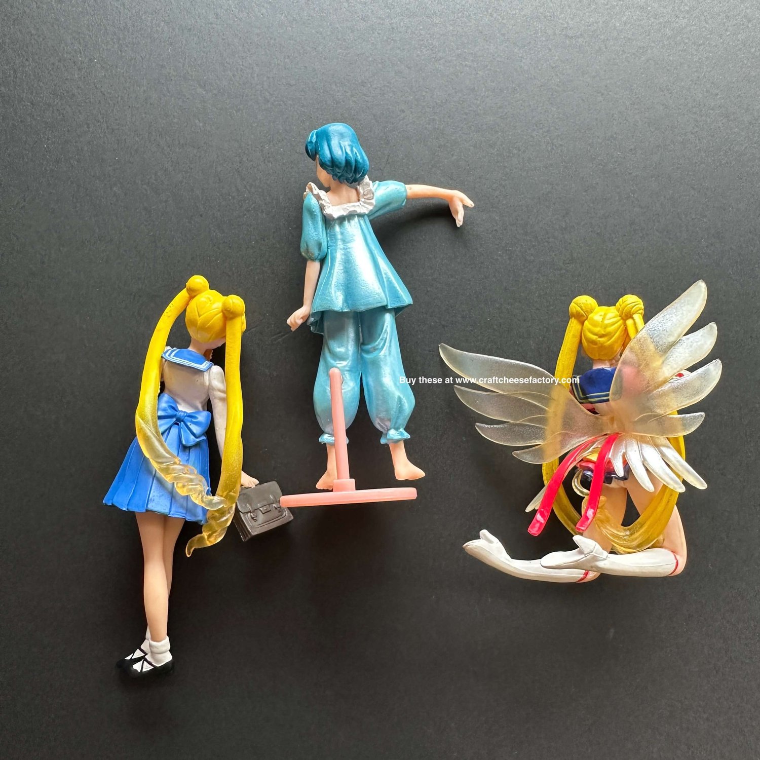 Sailor Moon Neptune miniature figurine doll schoolgirl —