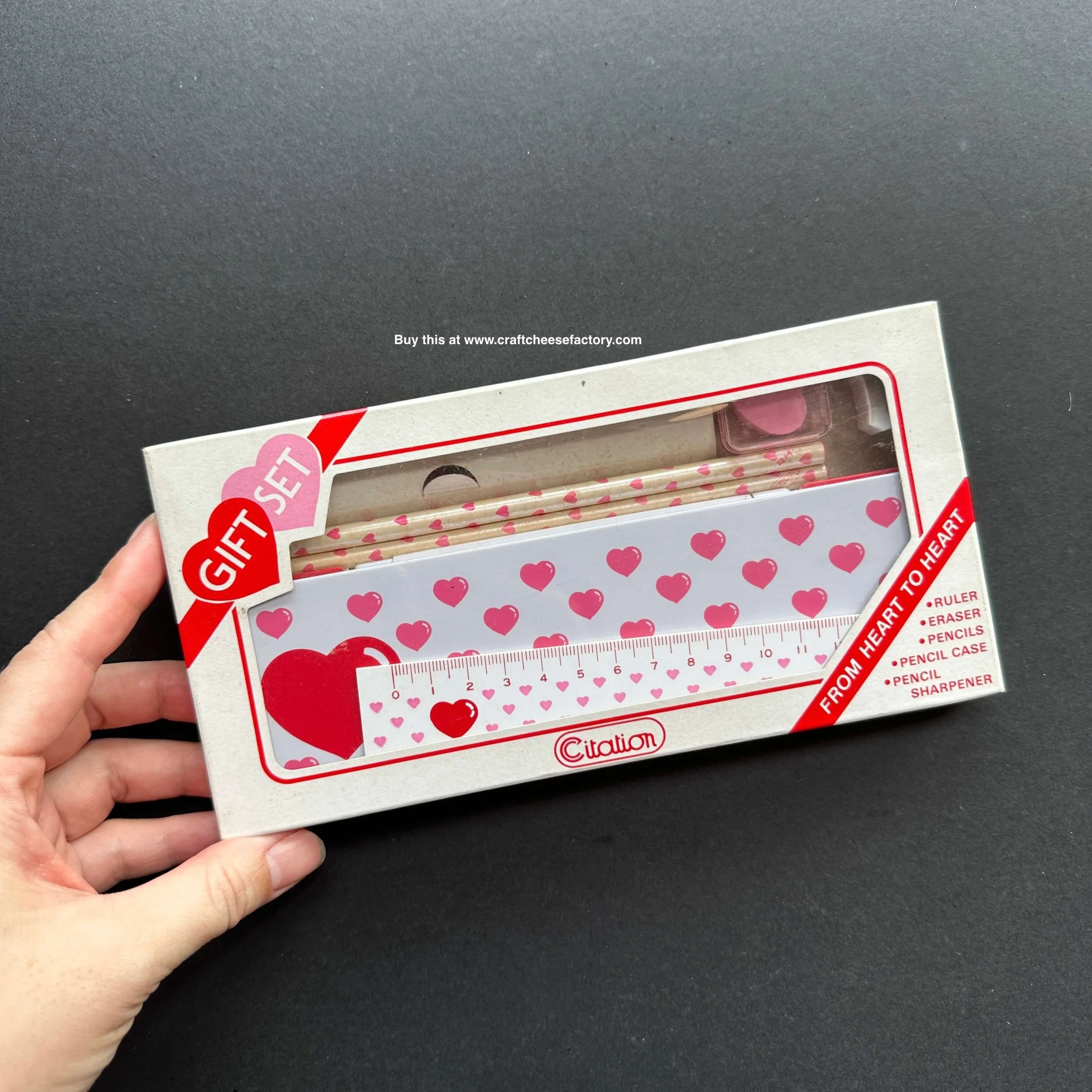 Vintage 1980s mobile phone pencil box case —