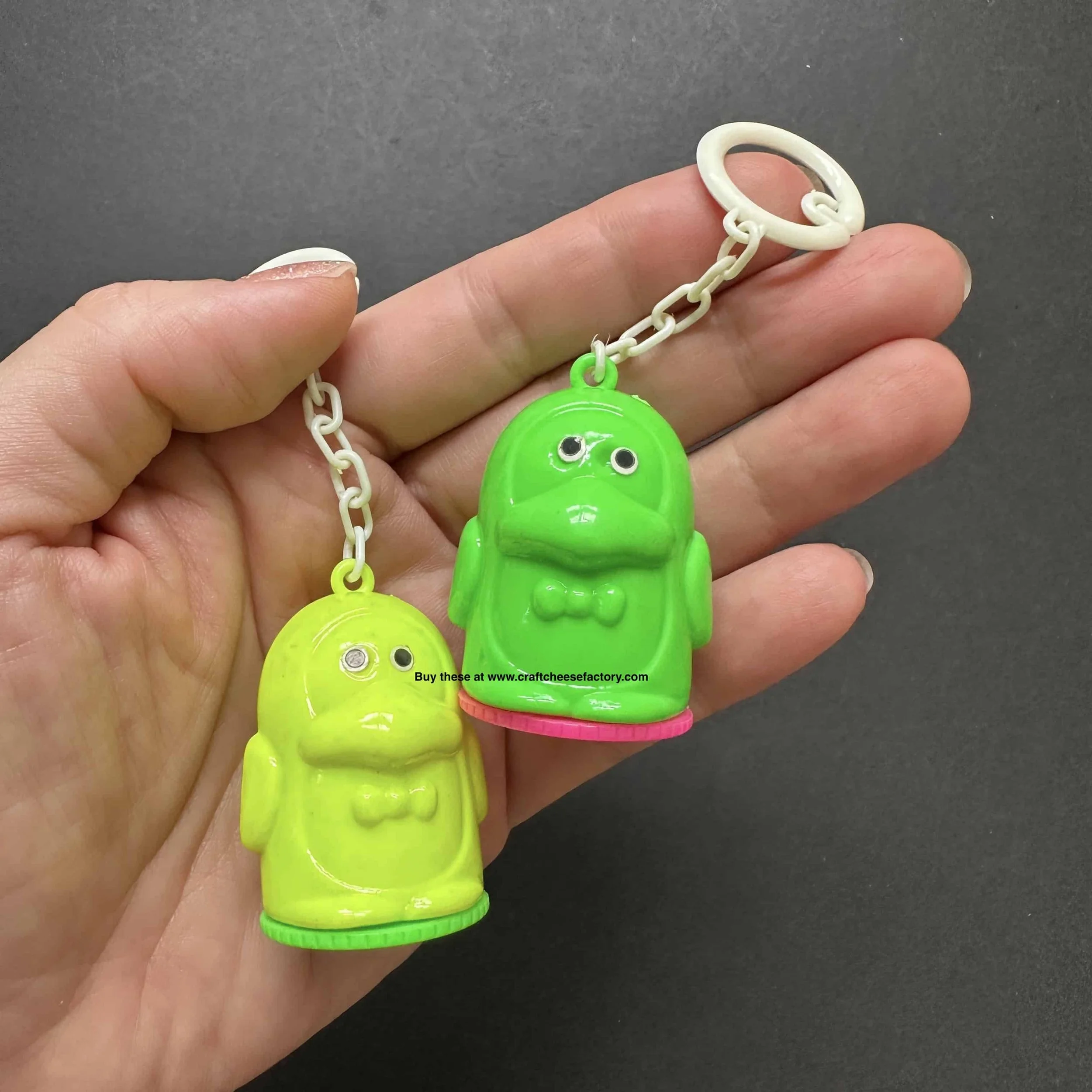 vintage penguin keychain charms sharpeners