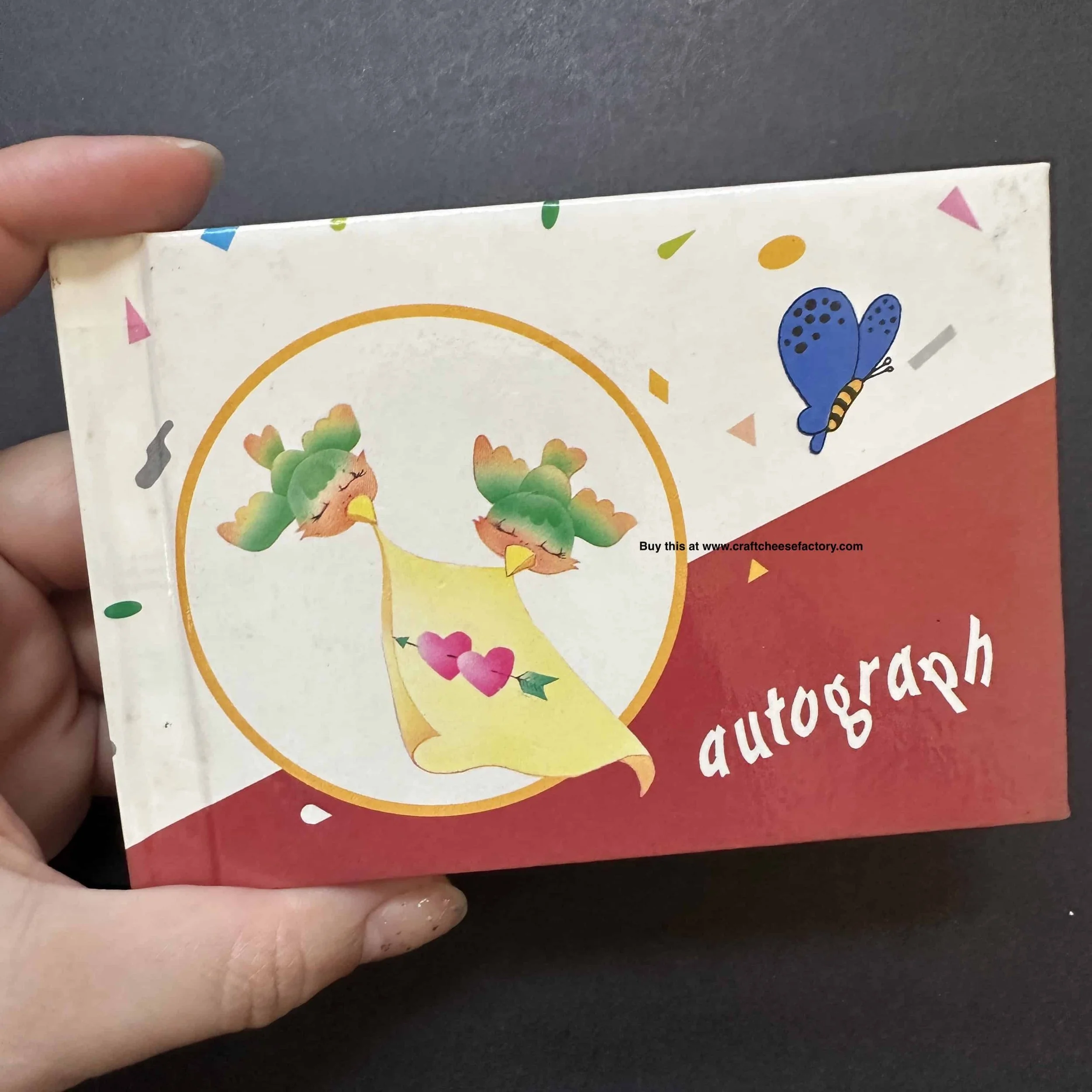 vintage 1980s 1990s autograph books