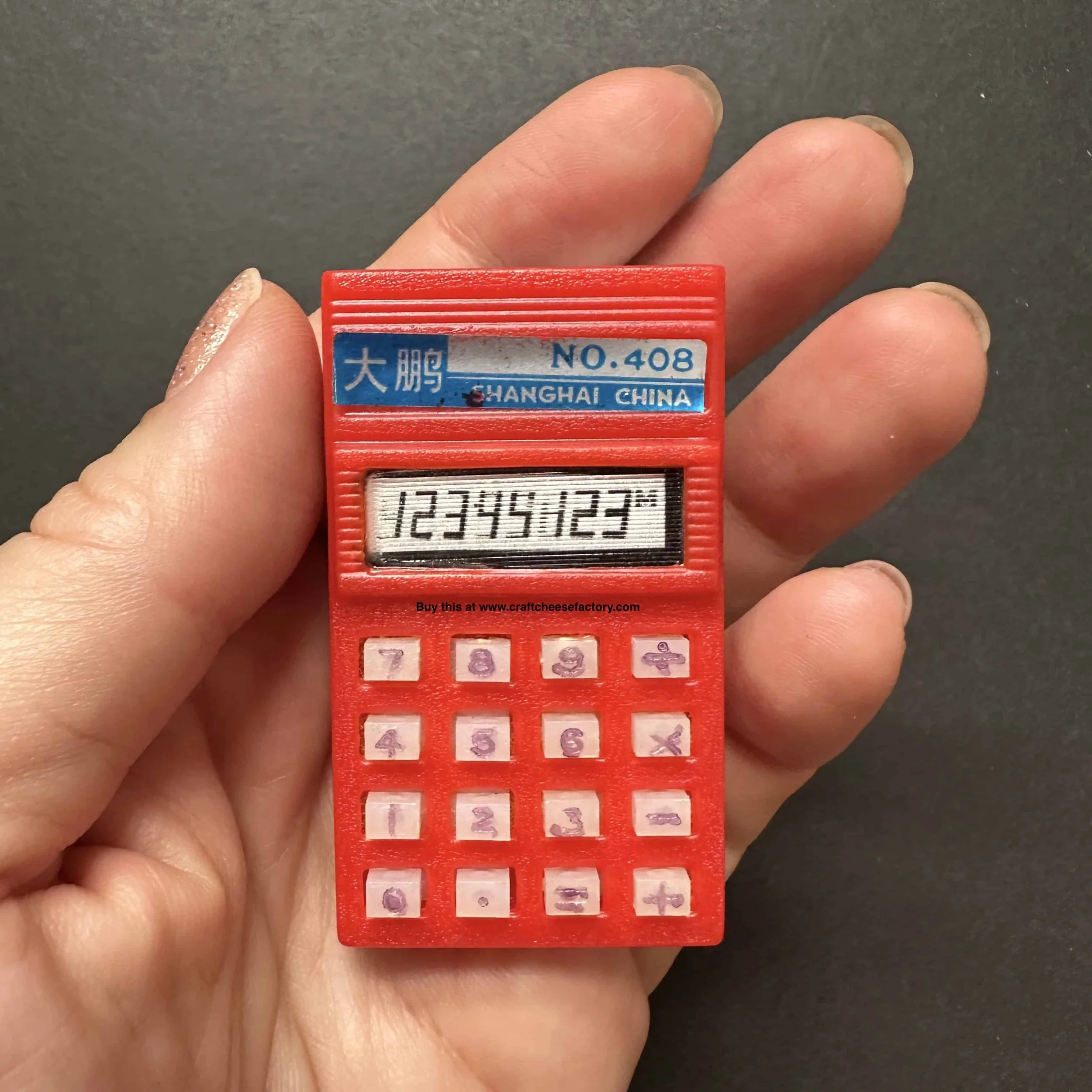 vintage sharpener miniature calculator