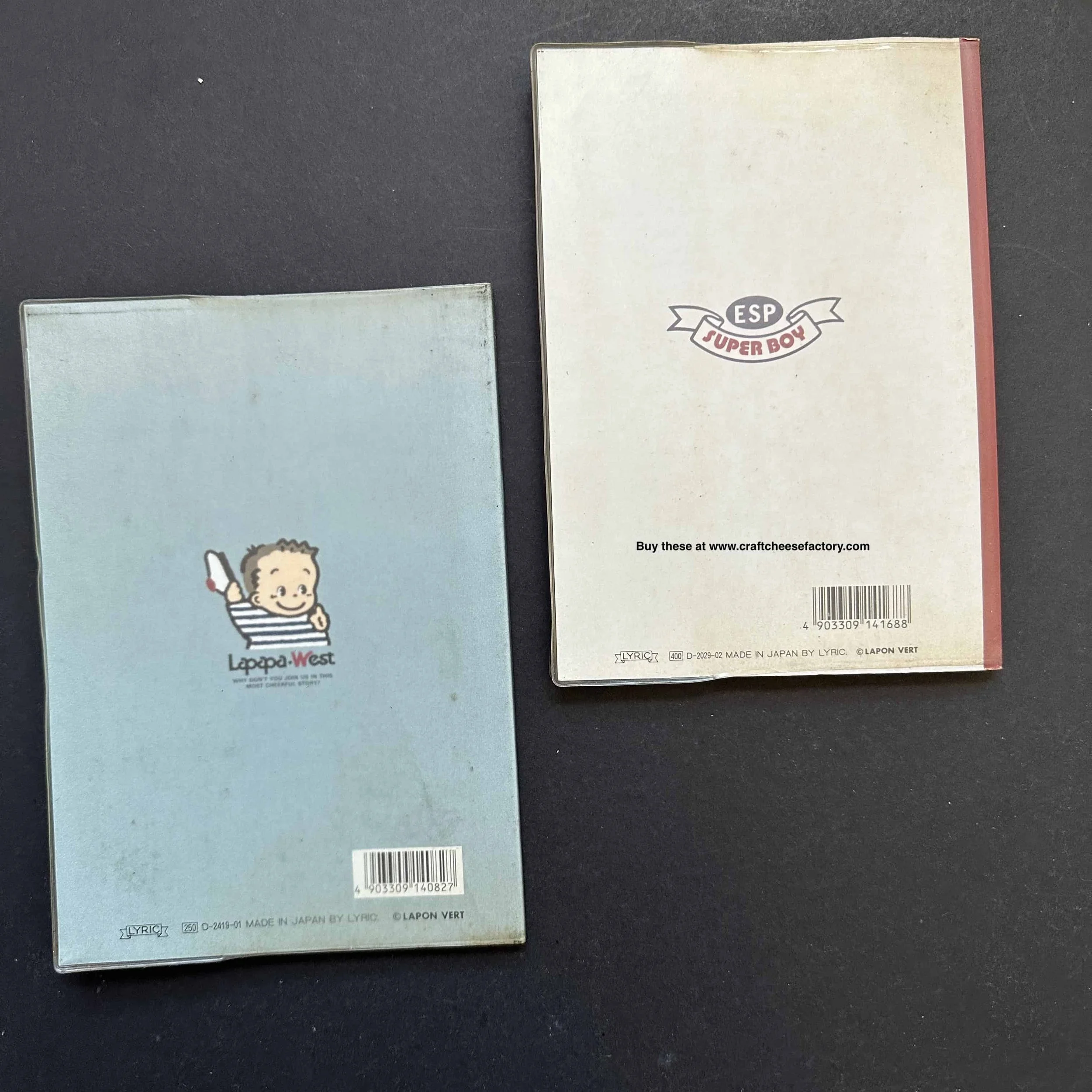 vintage Japan LappapWest cartoon notebook planner