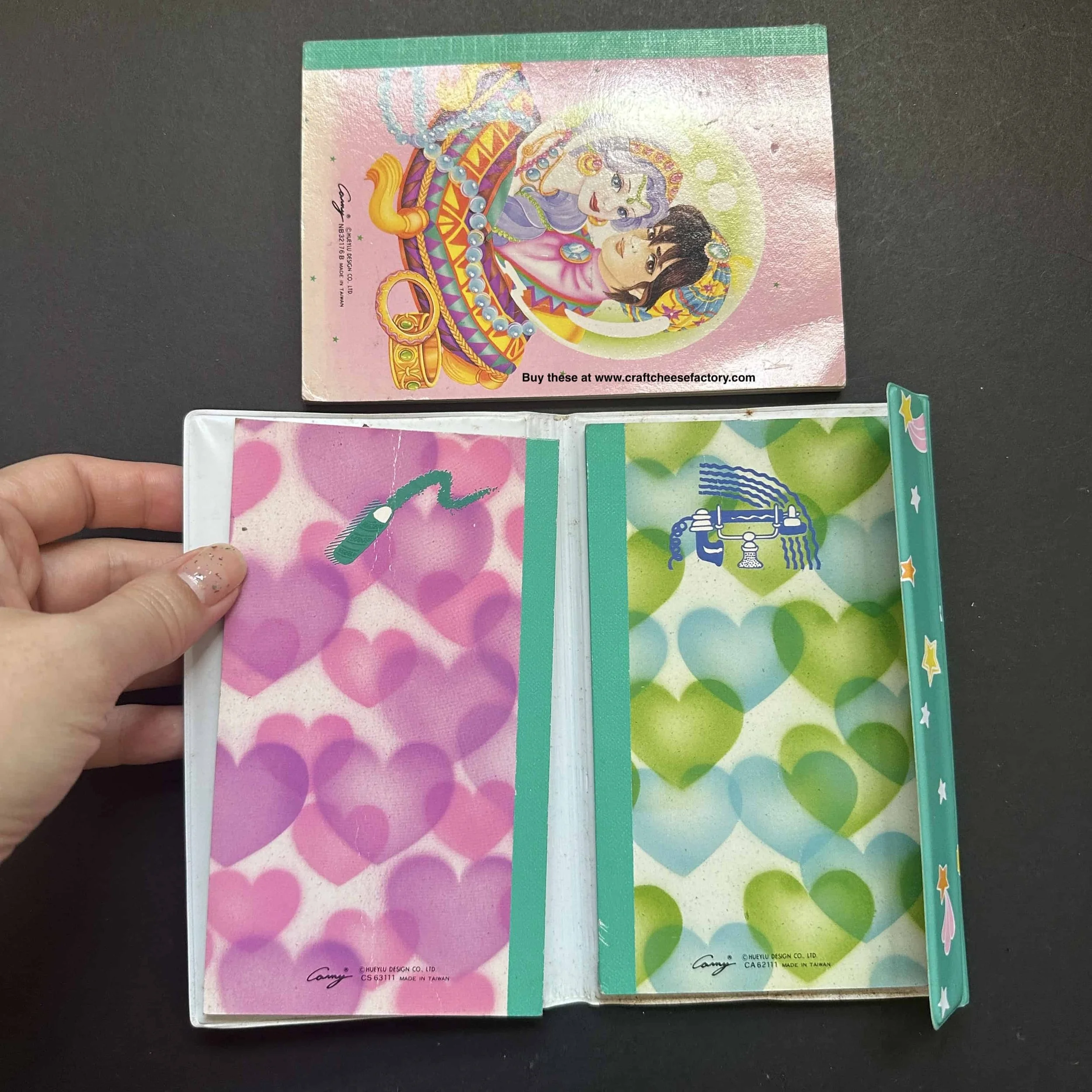 Vintage 1990s children's diary planner notebook