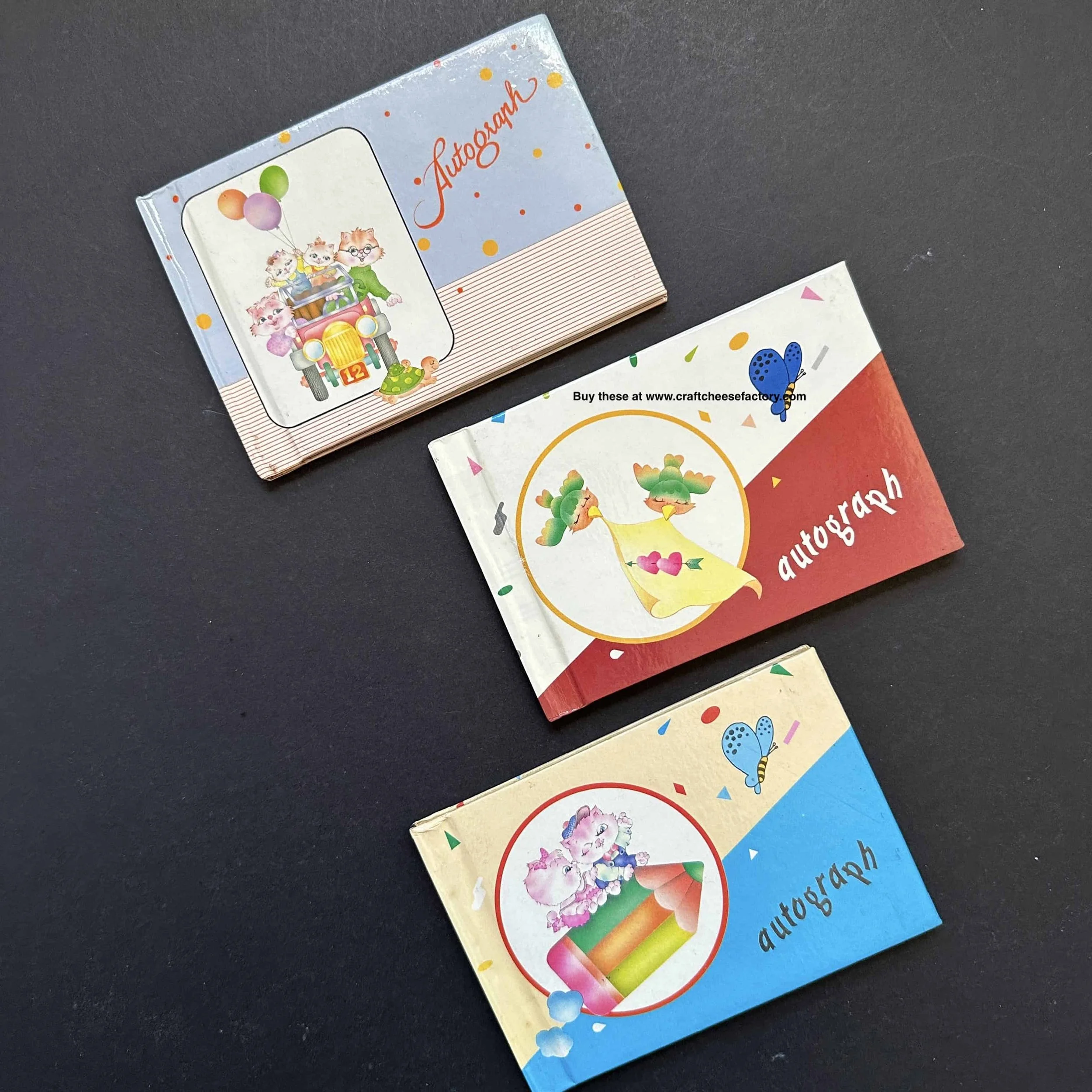 vintage children's autograph sign book