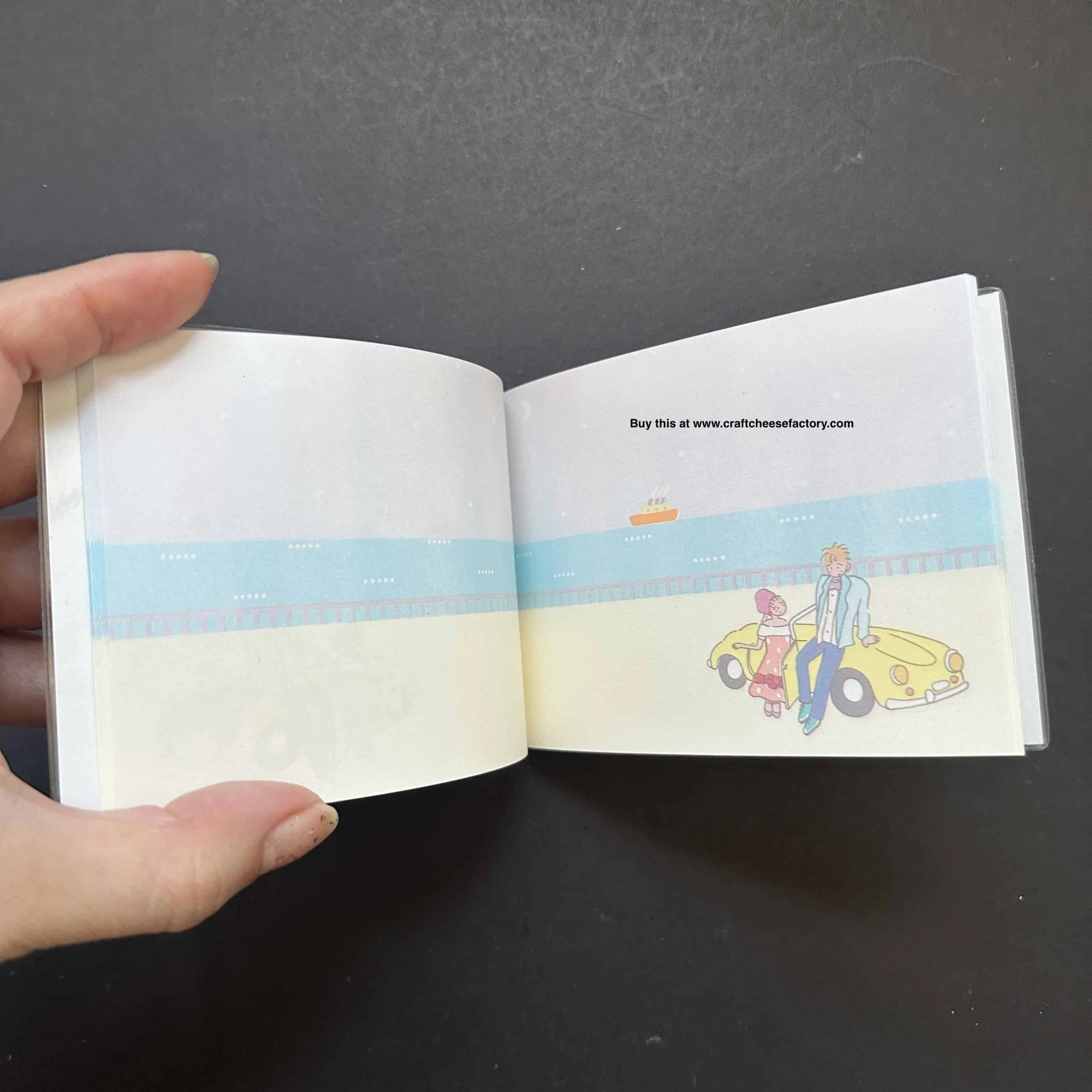 vintage 1980s 1990s cartoon notepad