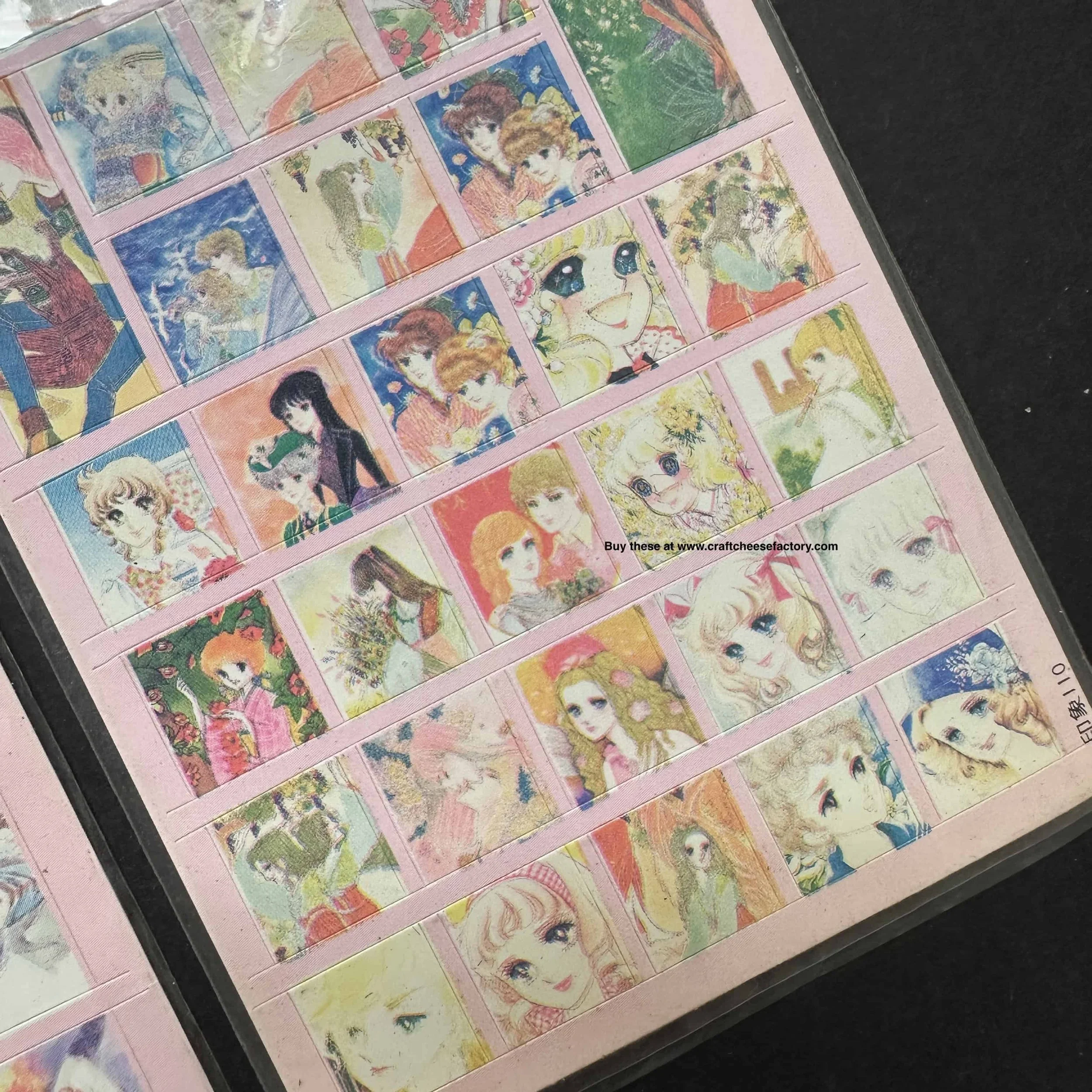 vintage Japan Yumiko Igarashi Candy Candy stickers