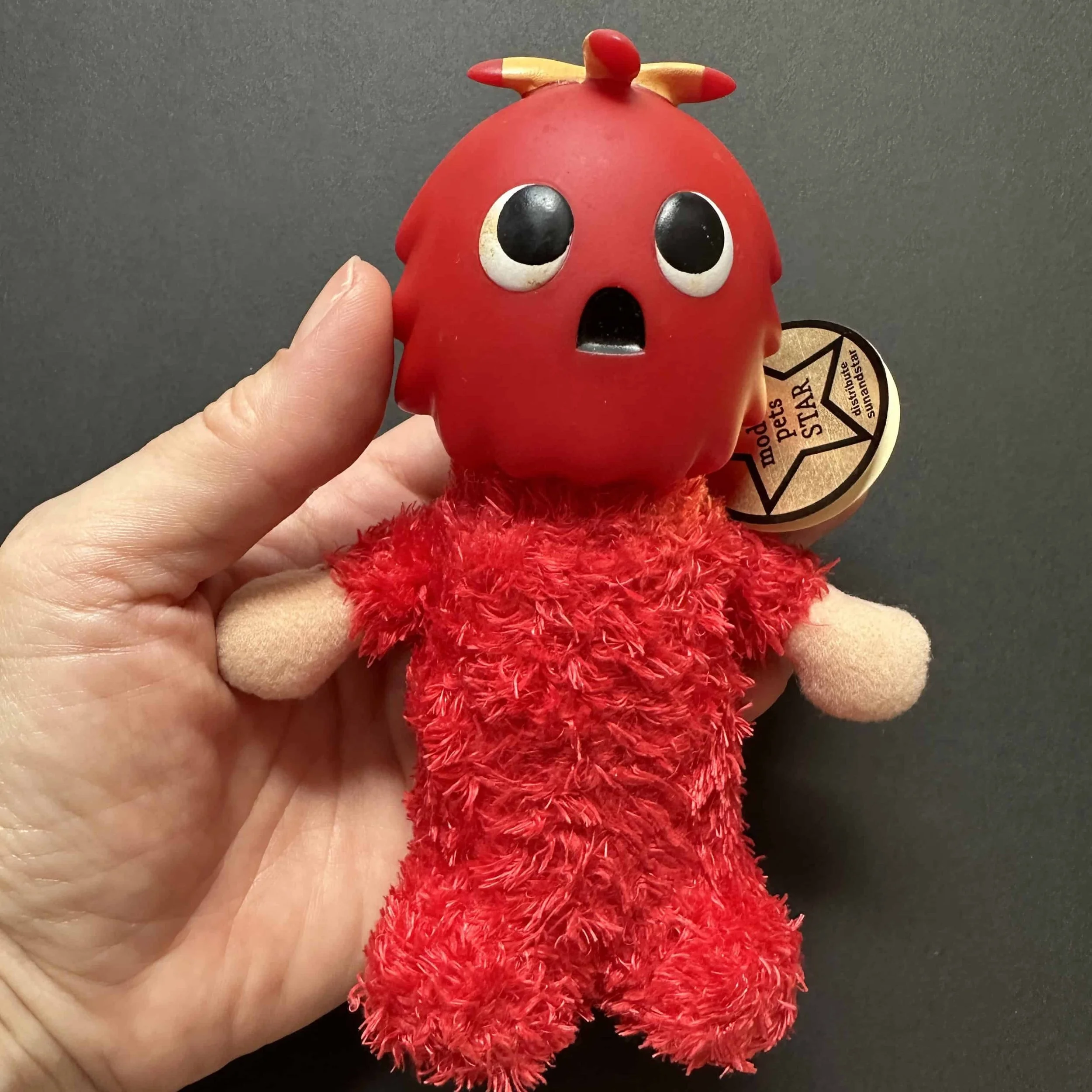 Japan Modern Pets red monster soft toy