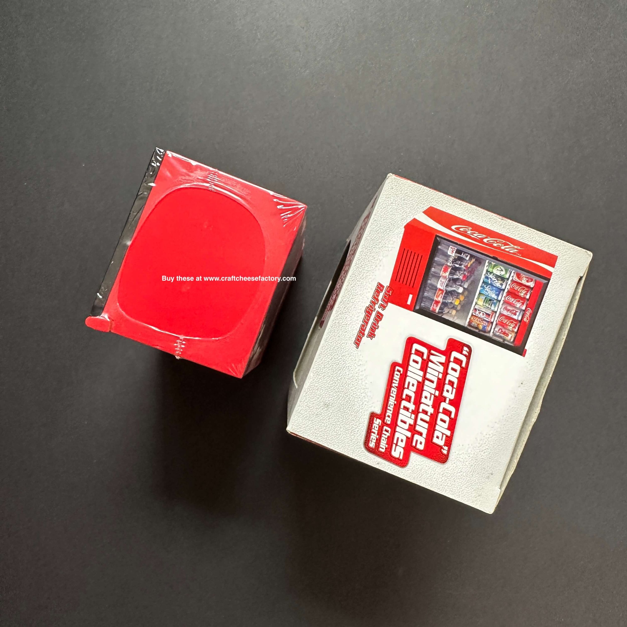 Miniature toy coca-cola Coke drinks fridge