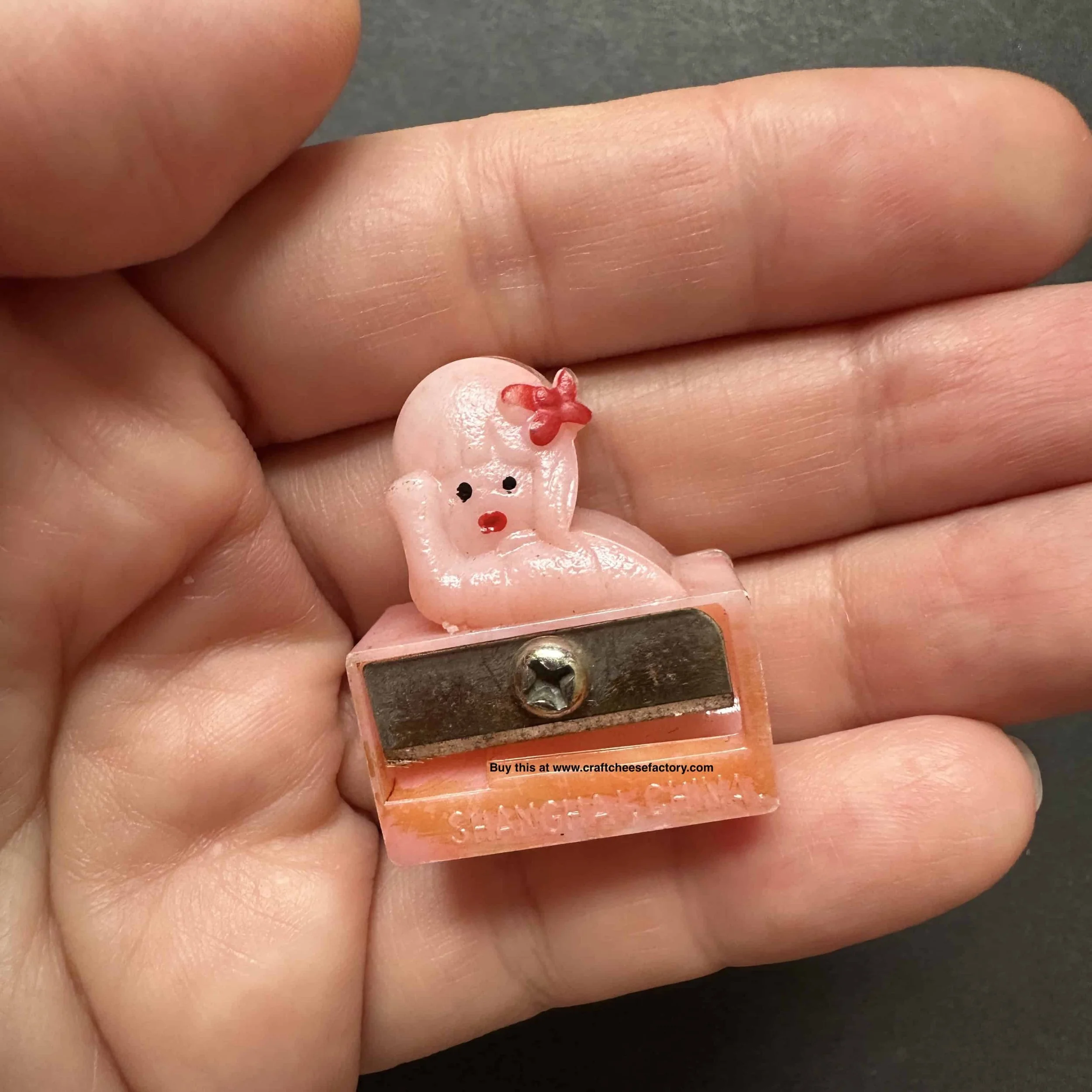 vintage Shanghai sharpener mermaid girl