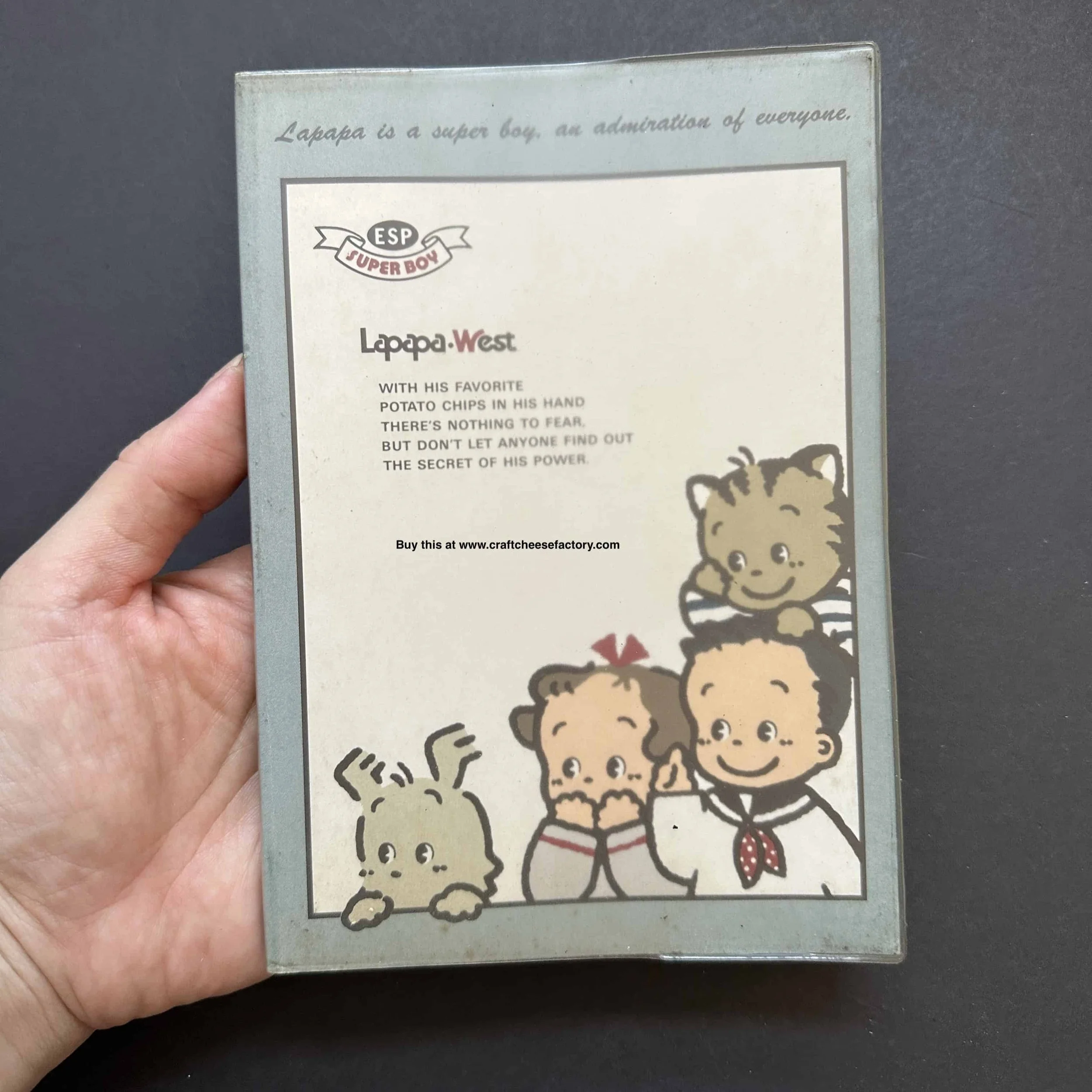 vintage Japan LappapWest cartoon notebook planner