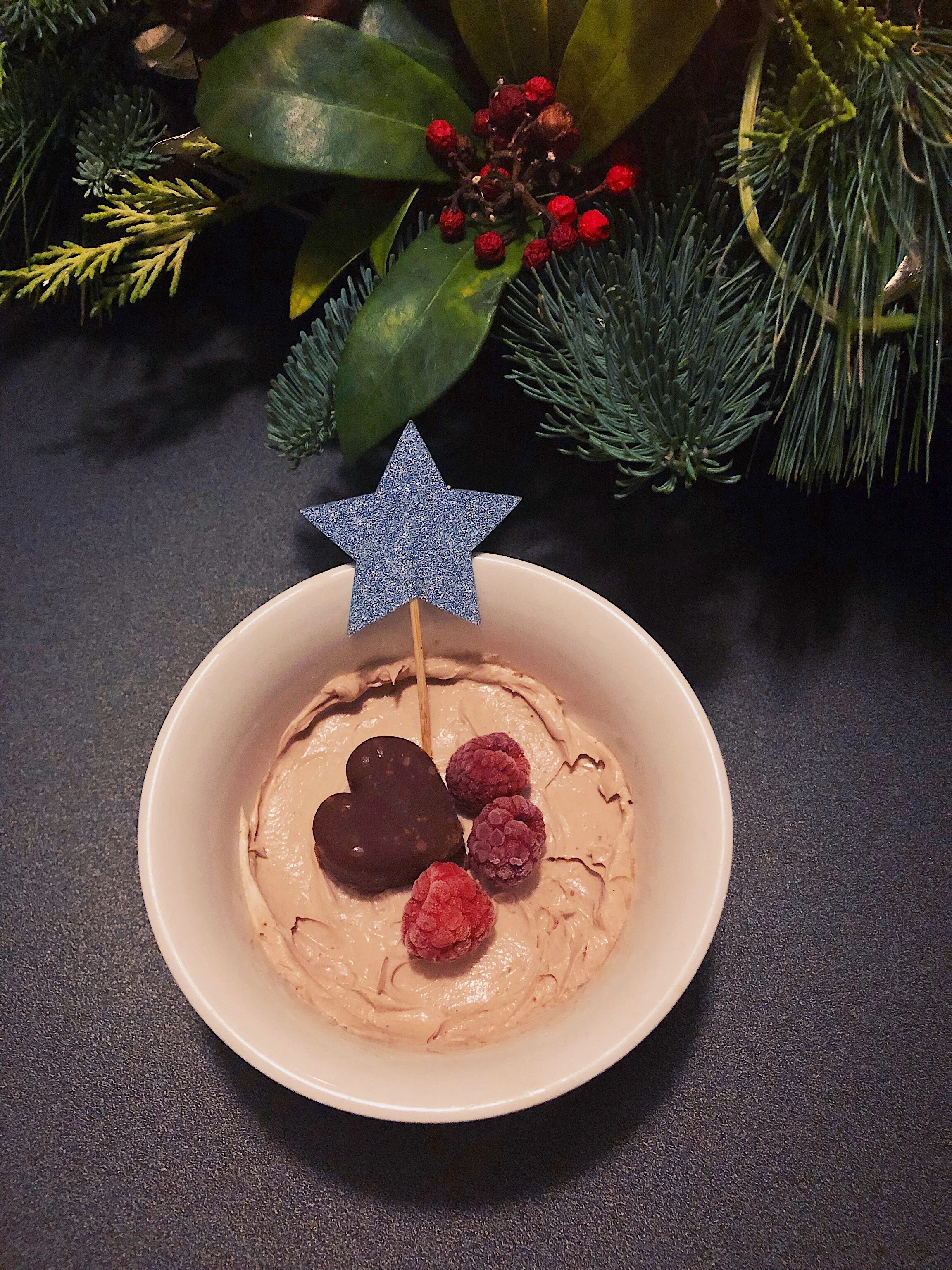 A Happy Keto Christmas Dessert: Heavenly Chocolate Mousse