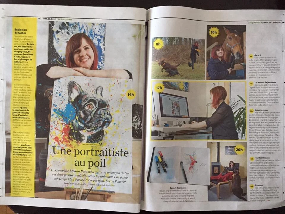 Parution Magazine Migros - Double page