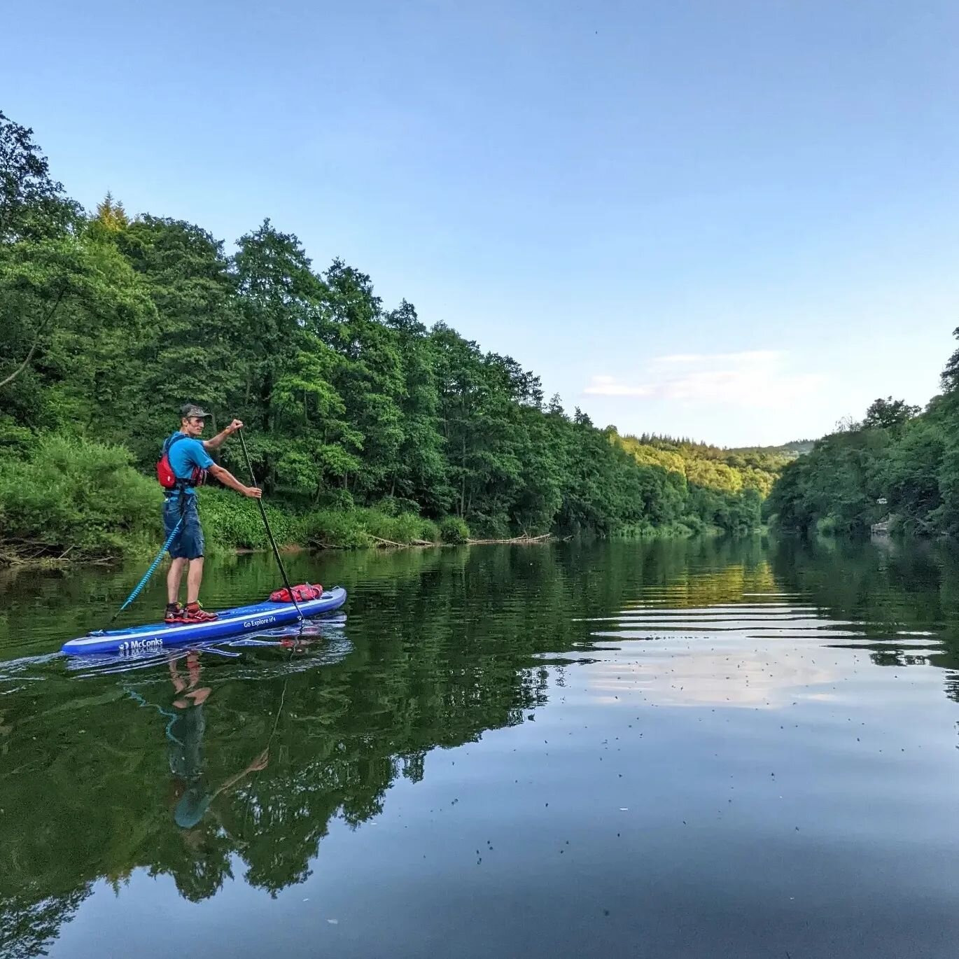 Lovely to get out for an evening paddle on the Wye on my new @mcconksuk_sup, can't wait for more sup adventures this summer. 
#standuppaddleboarding #paddleboarding #sup #mcconks #wyevalley