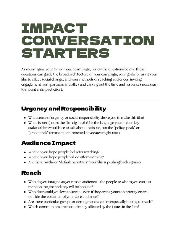 Questions to Ponder as You Consider an Impact Campaign