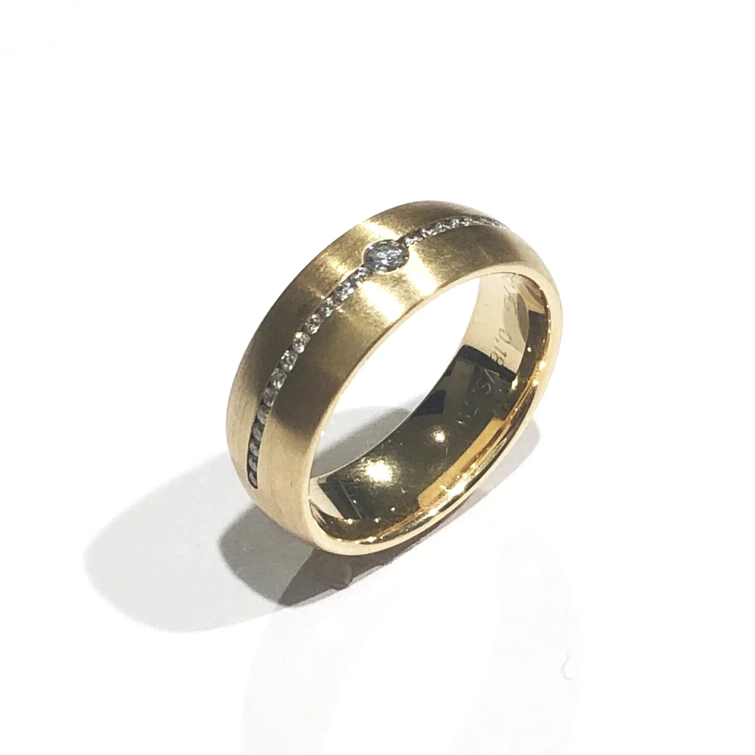 0.35ct Yellow Gold Diamond Ring