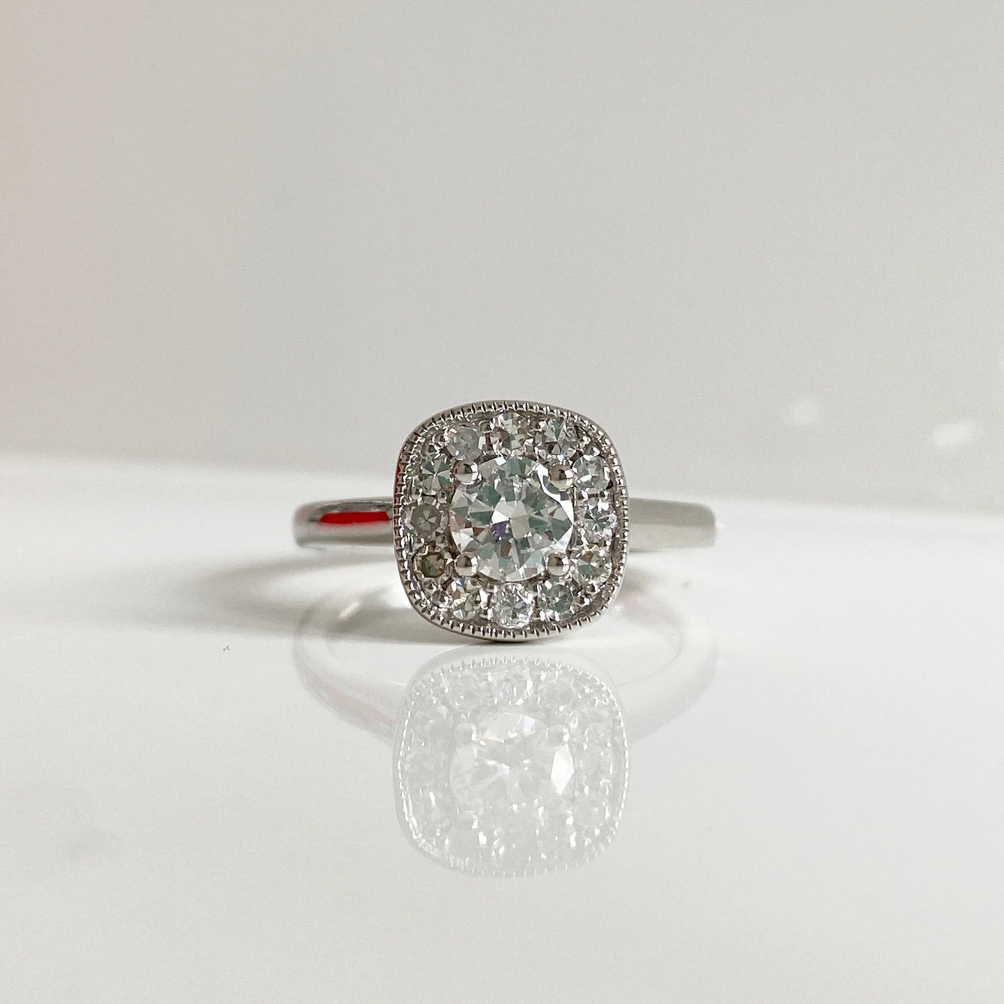 Sally's heirloom diamond engagement ring