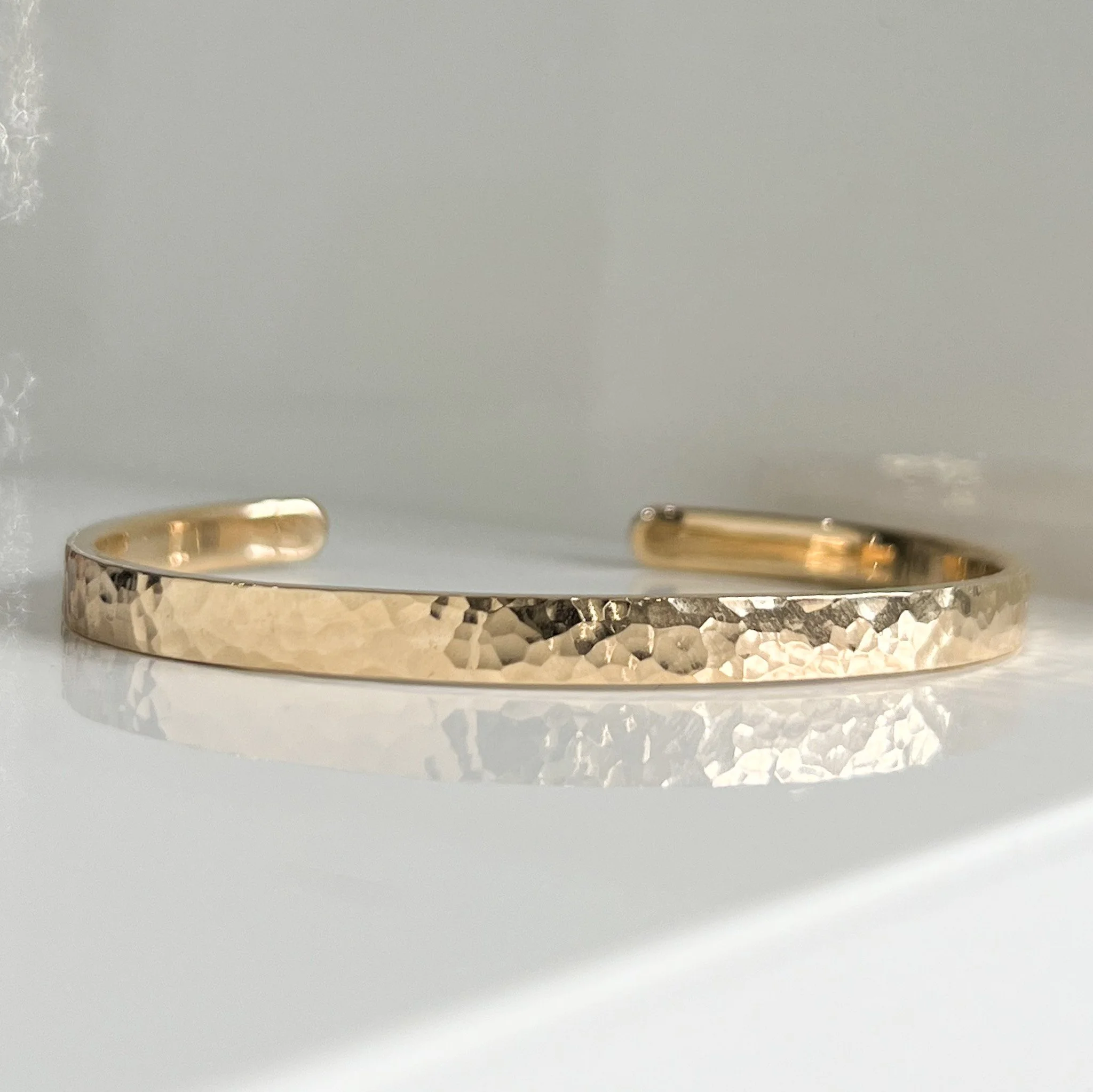 Paula's hammer finish bangle
