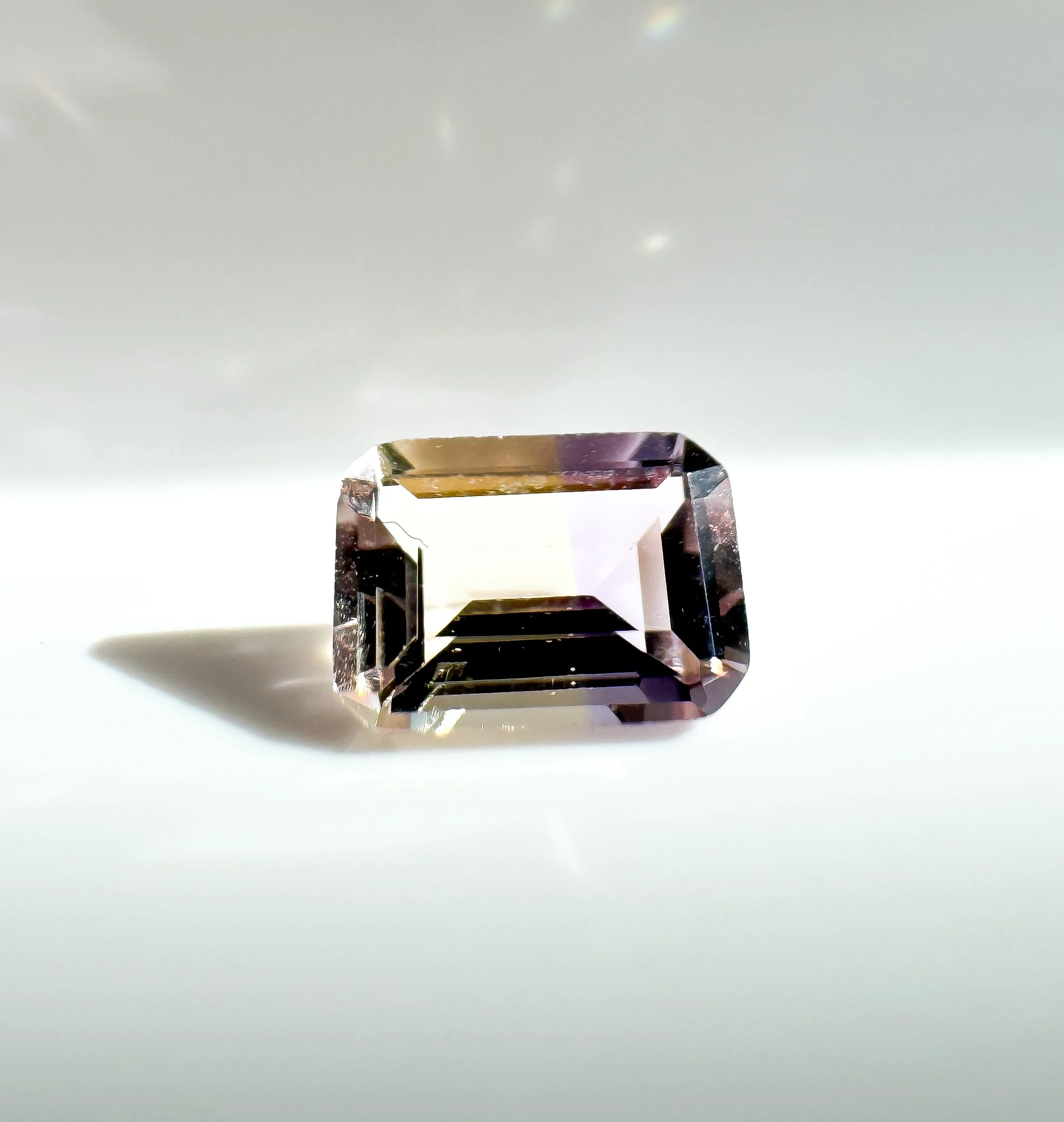 Radiant cut ametrine