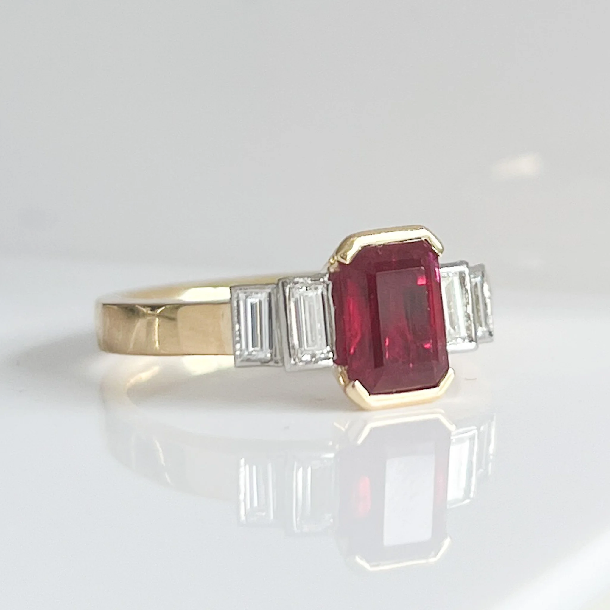 Janet's Ruby and diamond ring 