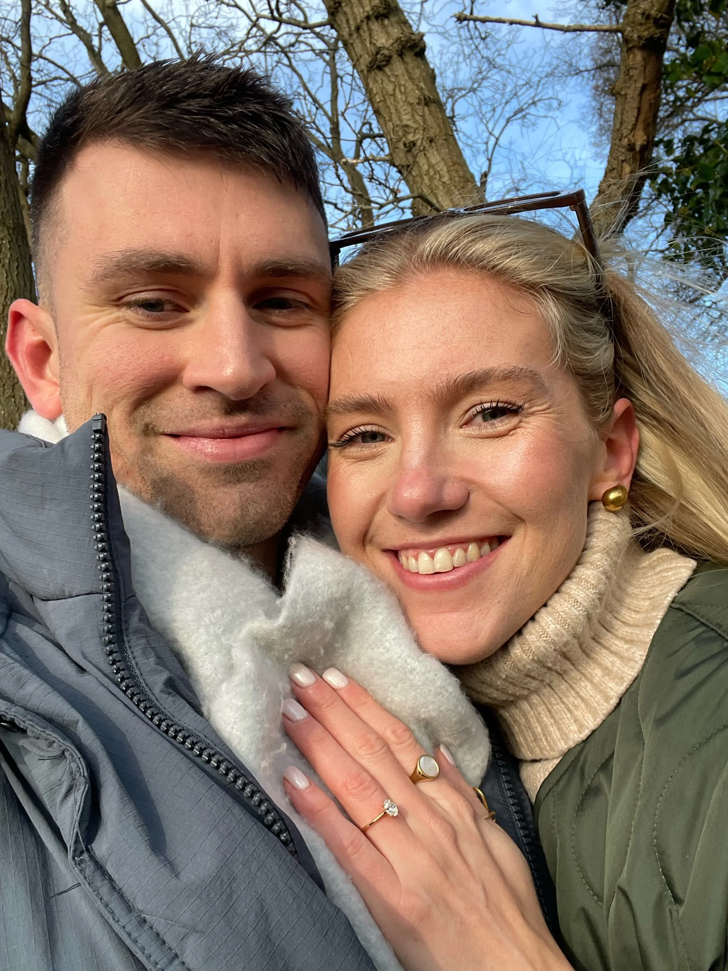 Tilly's engagement ring designed by Tom