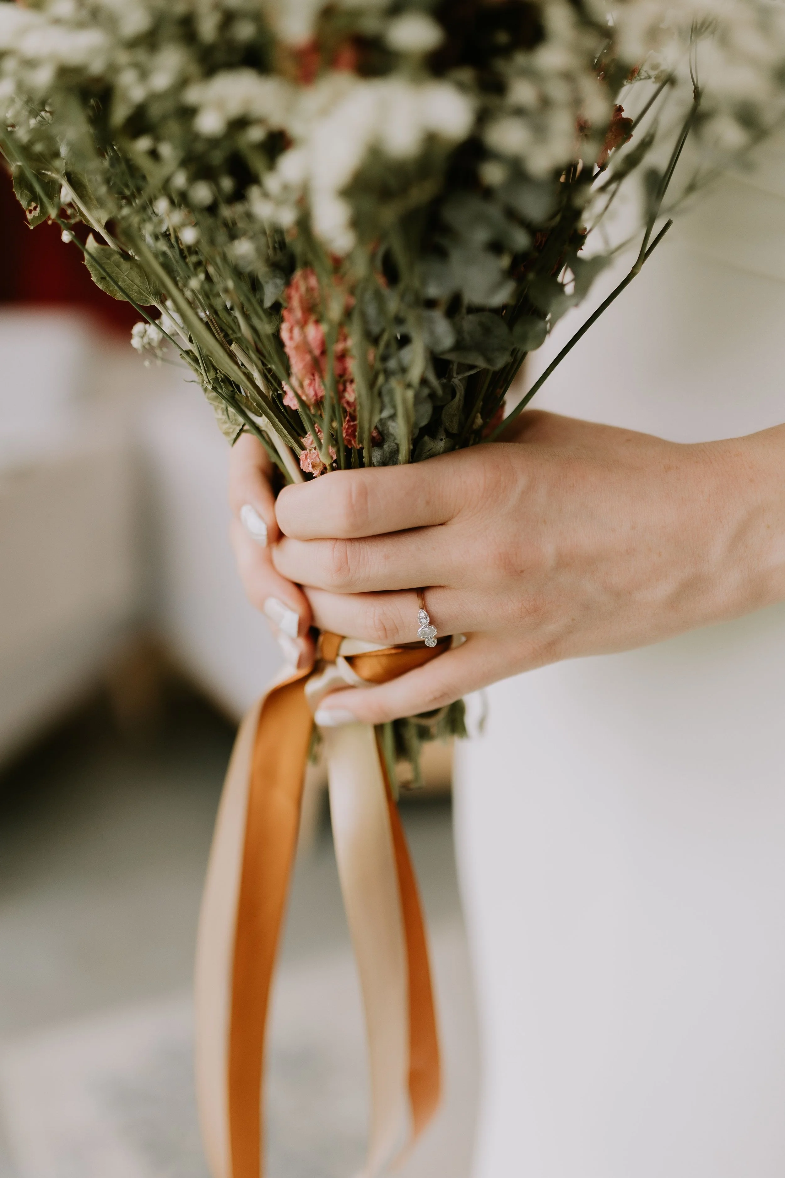 Laurence and Rebecca’s Engagement and Wedding Rings