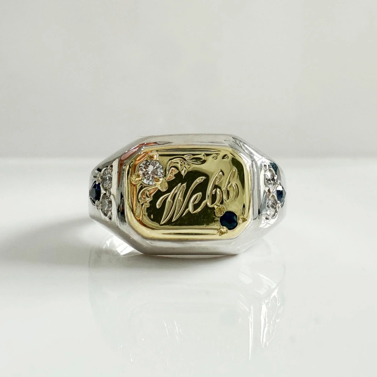 Mike came to visit designer Jo and went on quite a journey with us. His google review says it all&hellip;

&ldquo;I would thoroughly recommend Jo and her team. They have recently remodelled my signet ring by adding some diamonds and sapphires. I had 