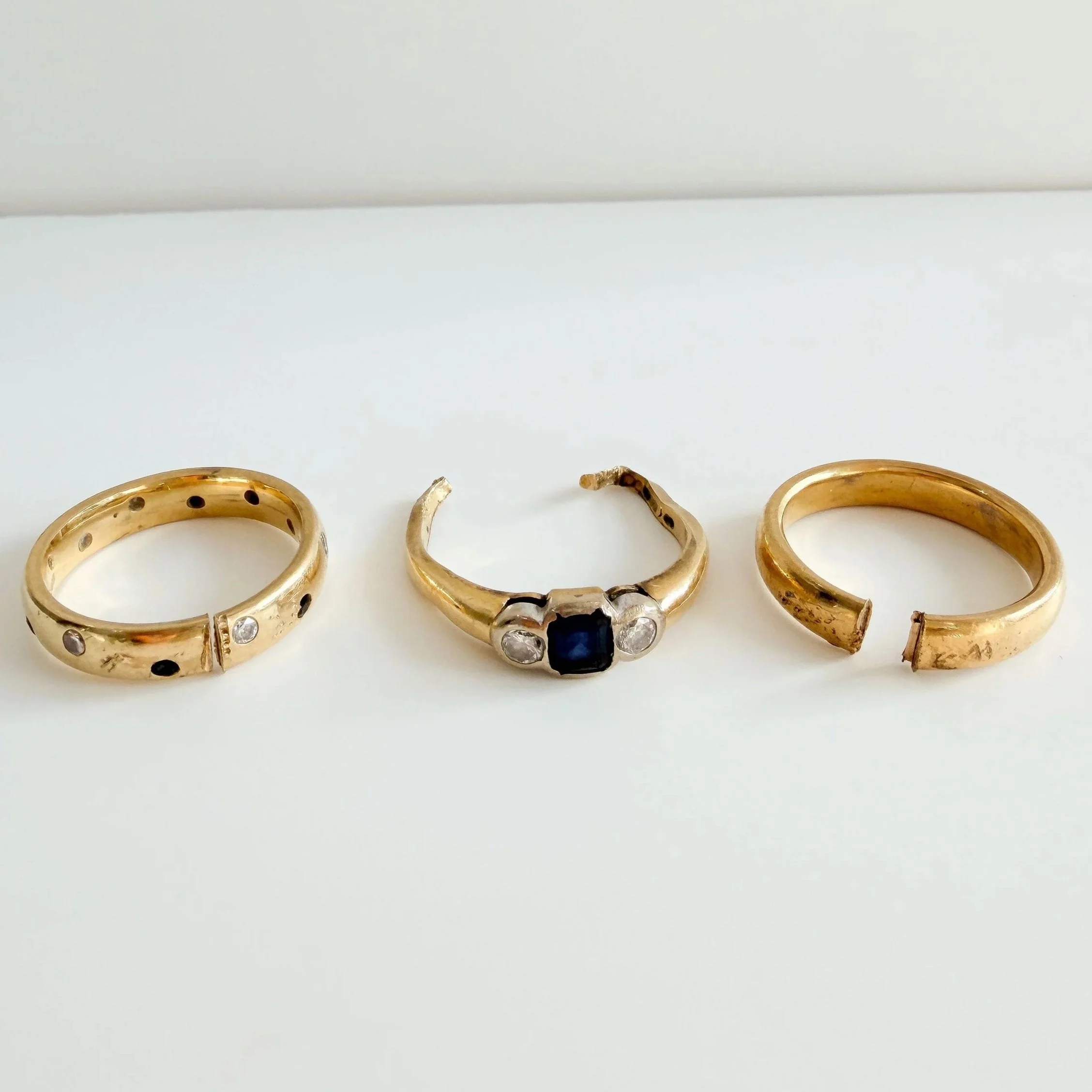 A complete wedding, engagement &amp; eternity ring restoration