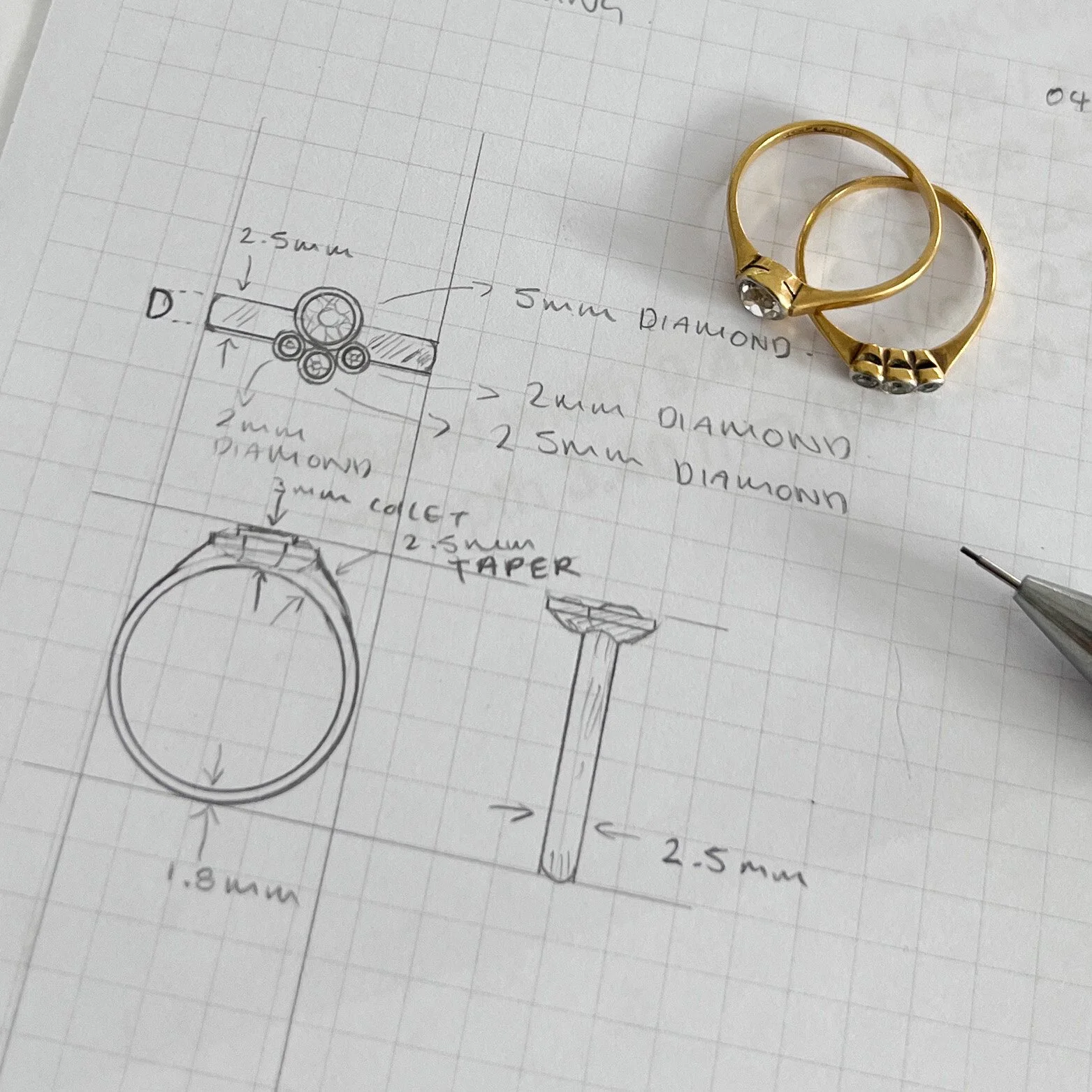 Jay’s remodelled rings — Petra Jewellery