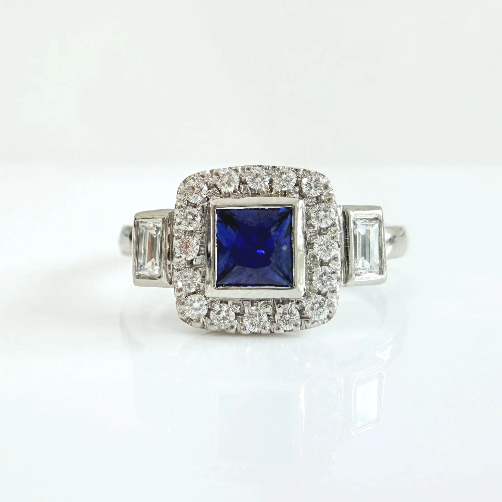 Palladium Engagement Ring