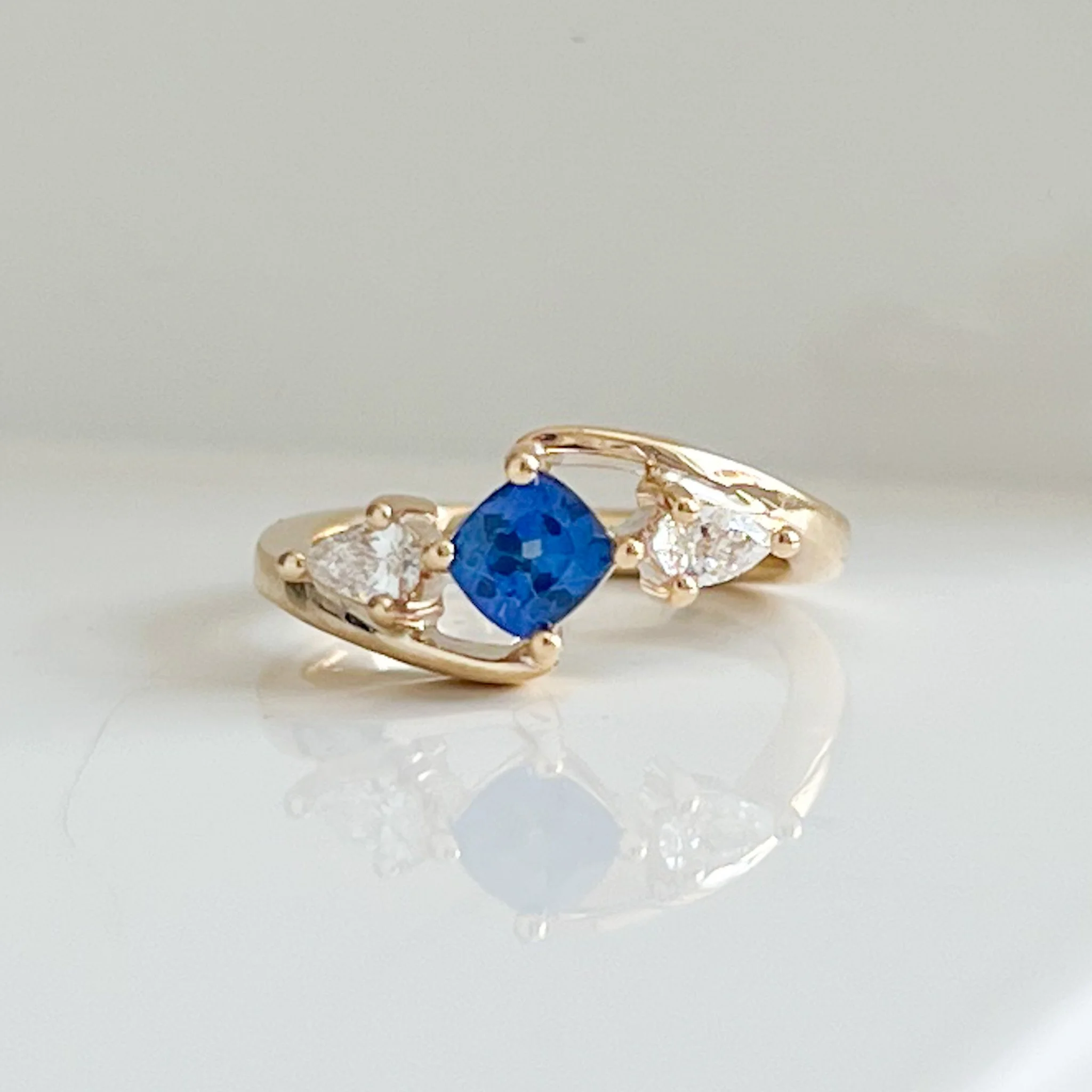 Sapphire and Diamond ring