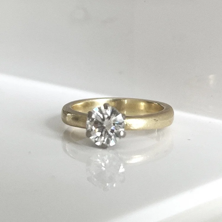 Romany's engagement ring alteration — Petra Jewellery
