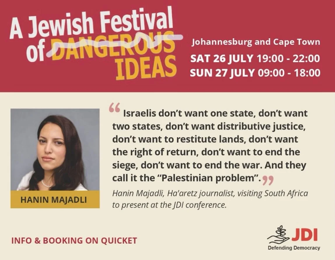 We&rsquo;ve gathered leading international experts on Israel-Palestine to share their CHALLENGING, THOUGHTFUL and ESSENTIAL ideas about what has gone wrong and how to put it right. Speakers include Yuli Novak, Hanin Madjadli, Sir Mick Davis, Alon Lie