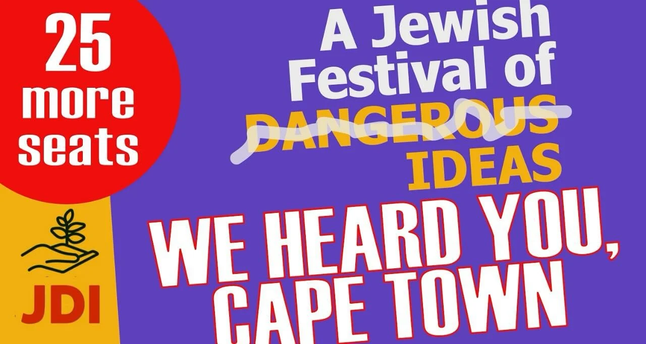Following MASS REVOLTS in Cape Town when our festival sold out last week, our host venue has shifted some walls to allow 25 more seats. Hurry, booking&nbsp;is&nbsp;back&nbsp;open at the link in our bio!