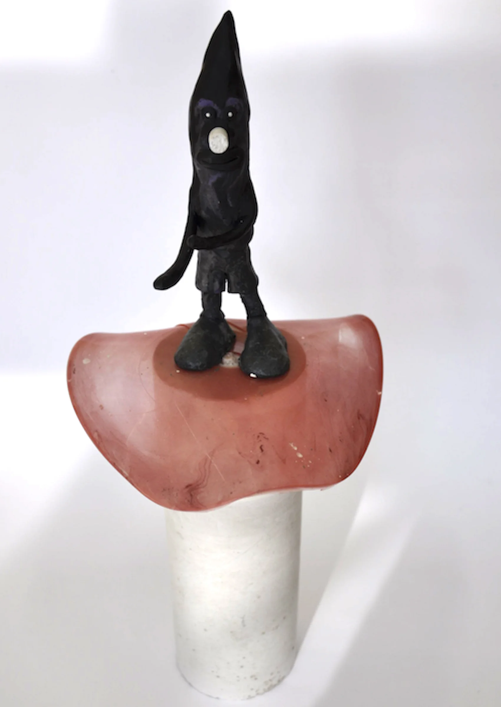 Liten Apa. Clay, plaster, silicone. 33x22 cm. 2011.jpg