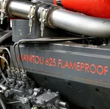 Full engine conversion on Manitou machine 