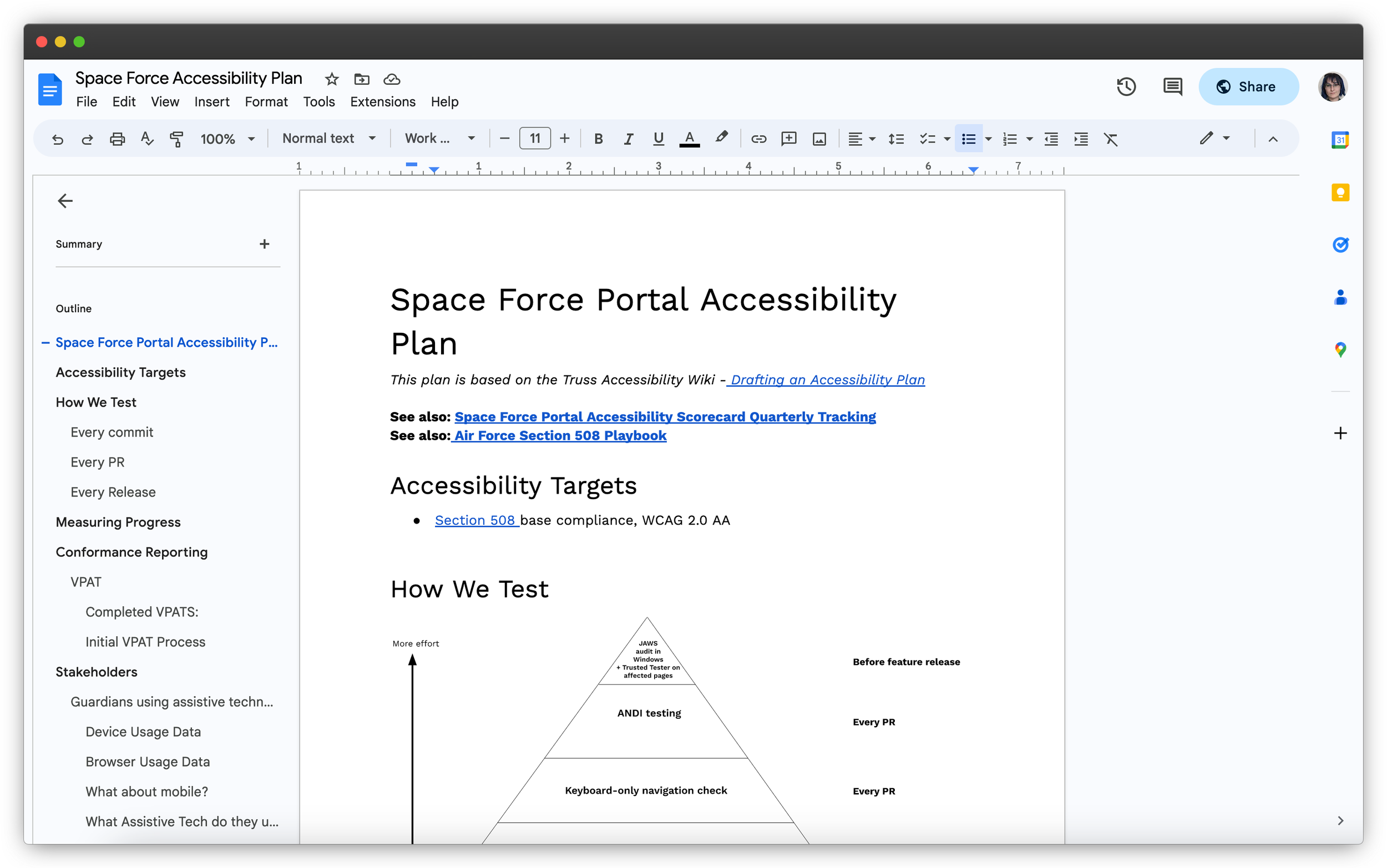 detailed implementation plan example | pdf |... Navigating the VPAT Journey: Testing & Reporting for Accessibility ...