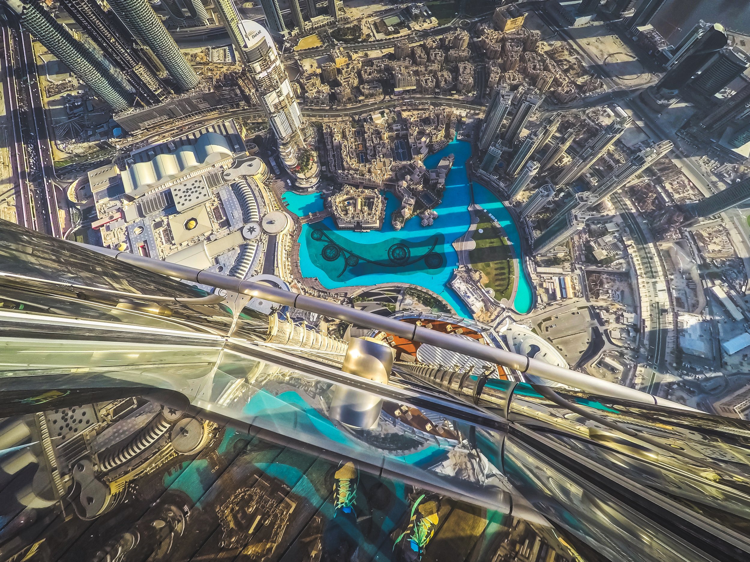 At the Top of the Burj Khalifa — Photo by © Frank Da Silva