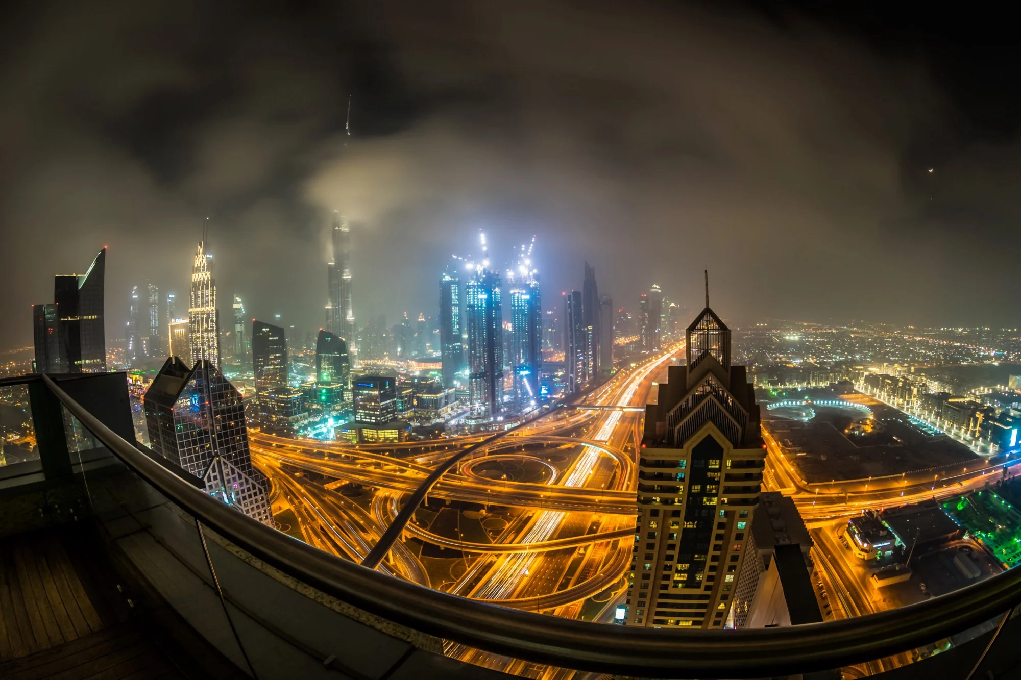 The view from Shangri-la Hotel Dubai — Photo by © Frank Da Silva