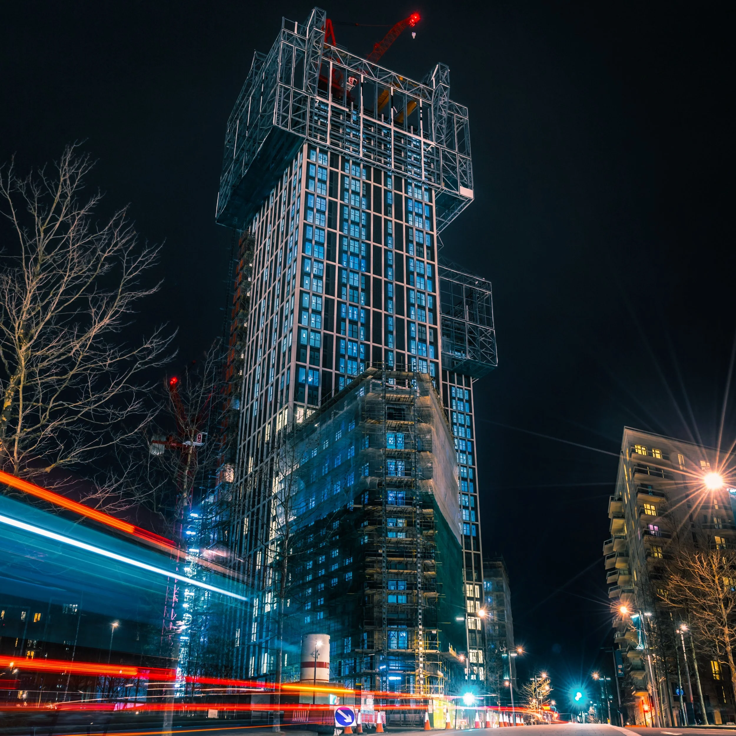 Plot N08 under construction, East Village, London E20 ( Victory Plaza ).