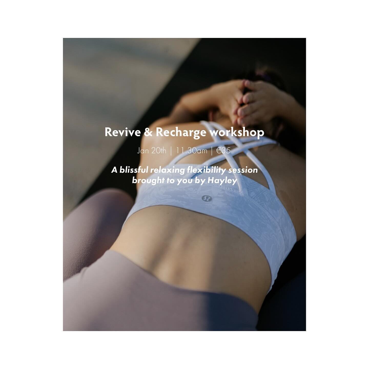 2024 workshop 💫 
A blissful relaxing flexibility session brought to you by Hayley. With a mix of Yoga and gentle Pilates this session is suitable for everyone including complete beginners.
In this workshop you will move slowly with freedom and fluid