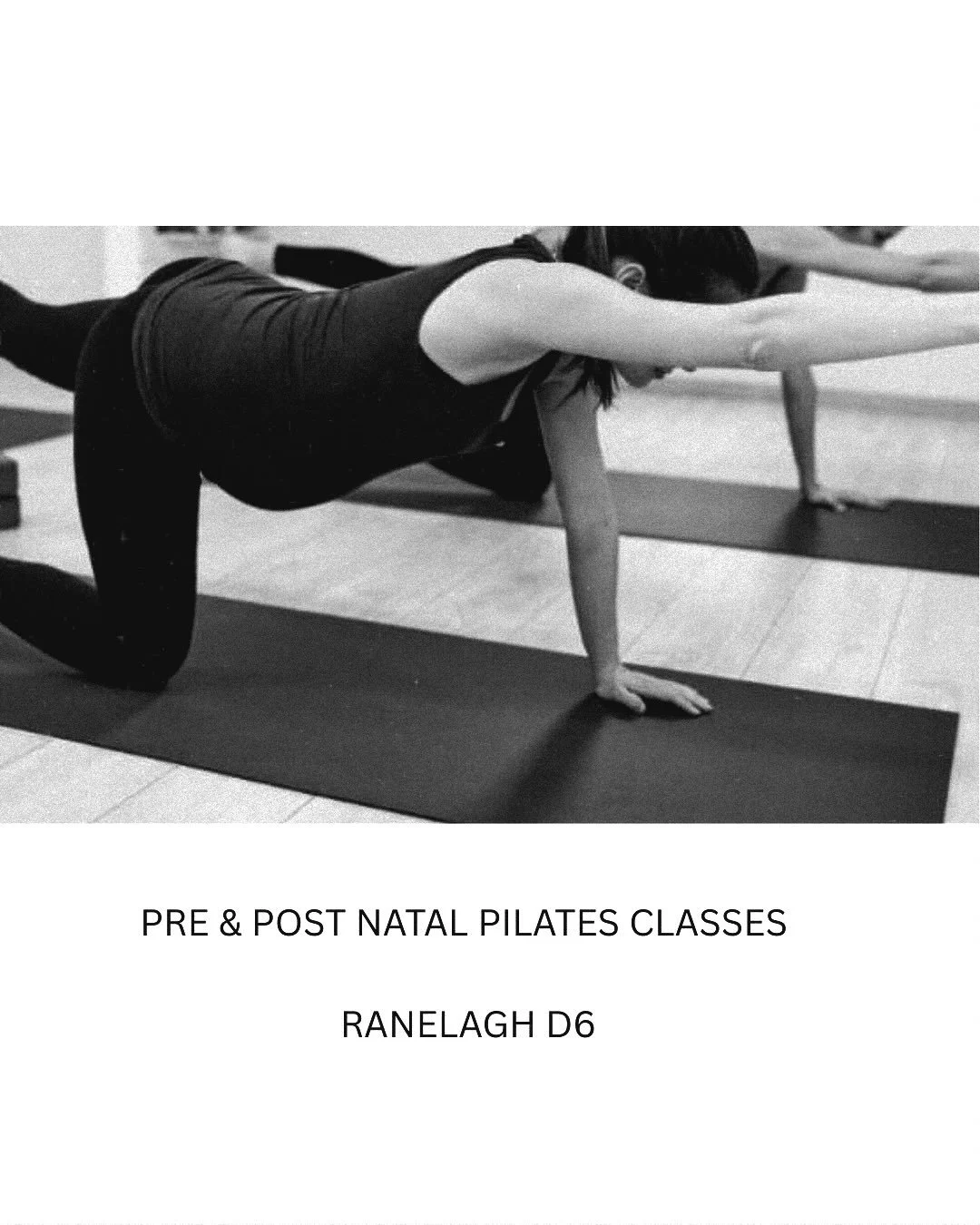 Pre &amp; post natal Pilates classes and mum &amp; baby post natal Pilates classes at our Ranelagh studio.

Pre &amp; post natal Pilates is suitable for anyone who is pregnant or post natal. No previous Pilates experience is needed. The classes combi