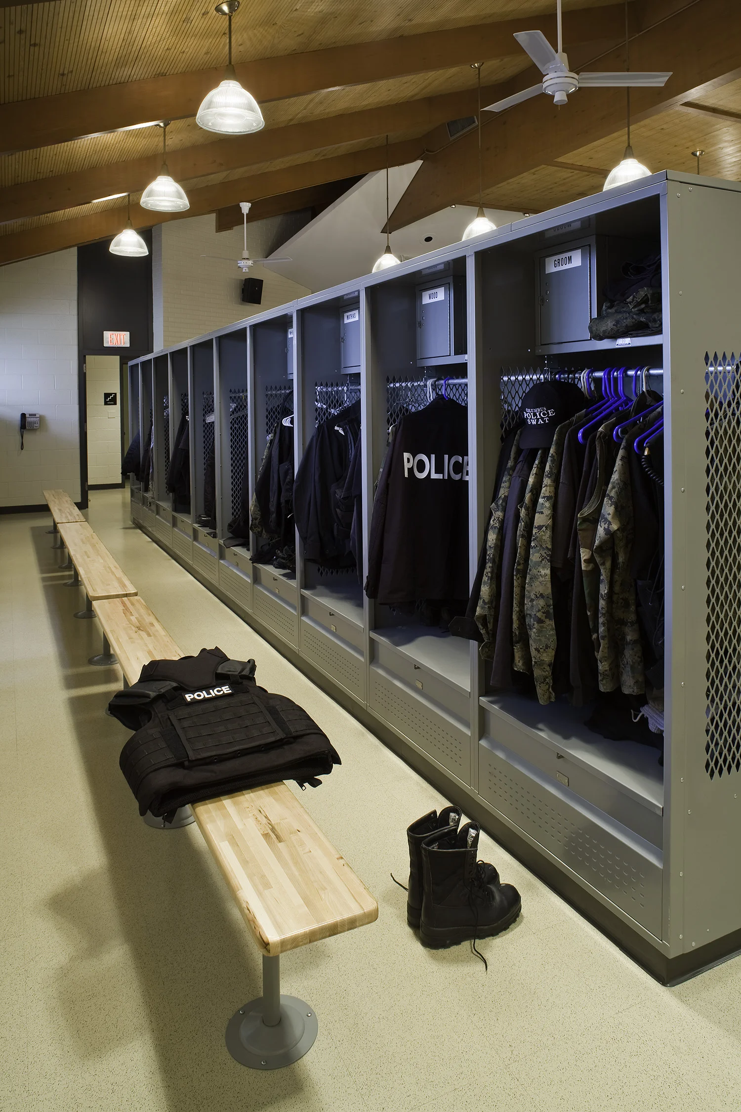  Officer Gear Lockers 