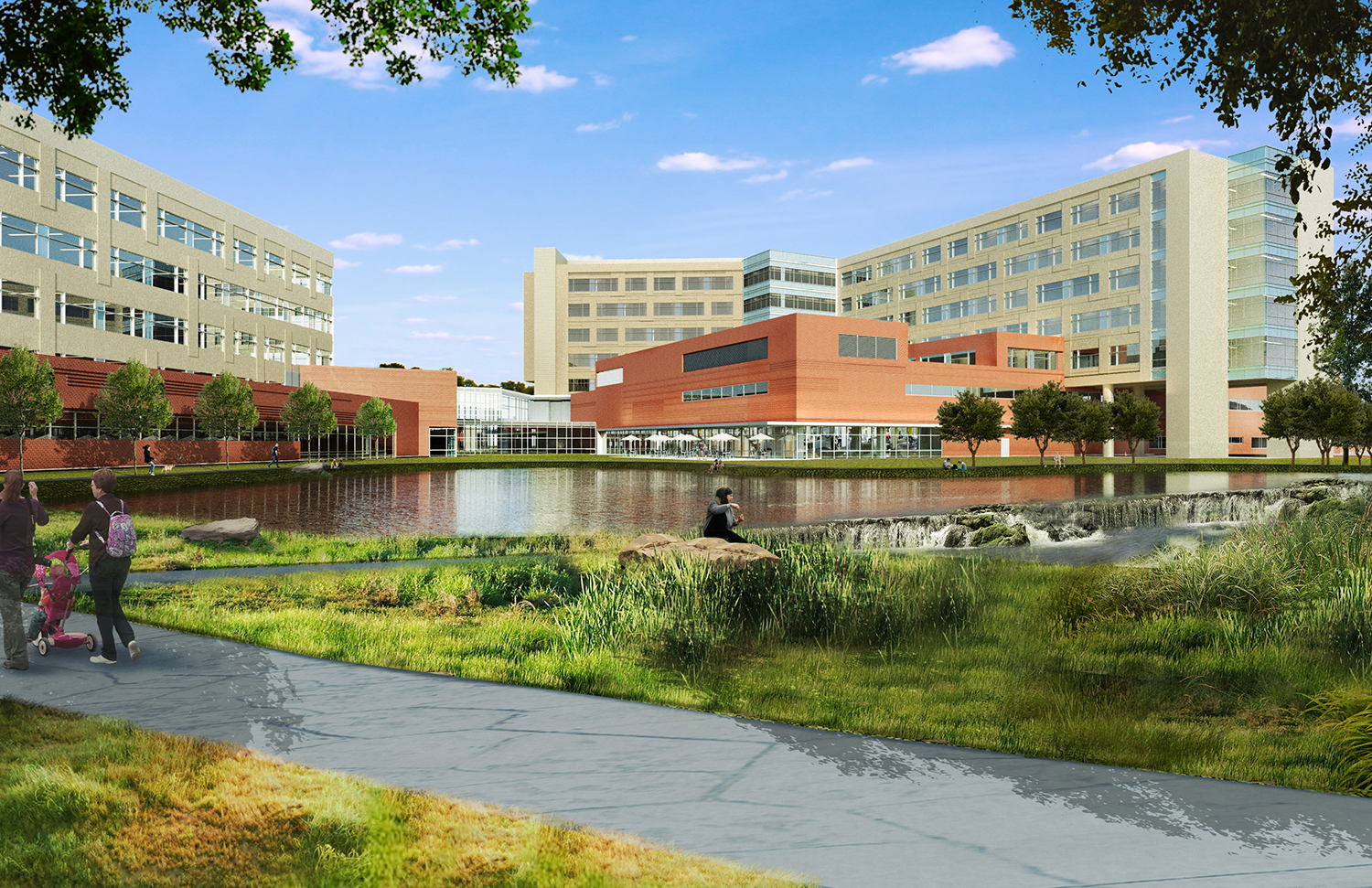  New Medical Office Building and Campus Environment Rendering Courtesy of Gresham Smith 