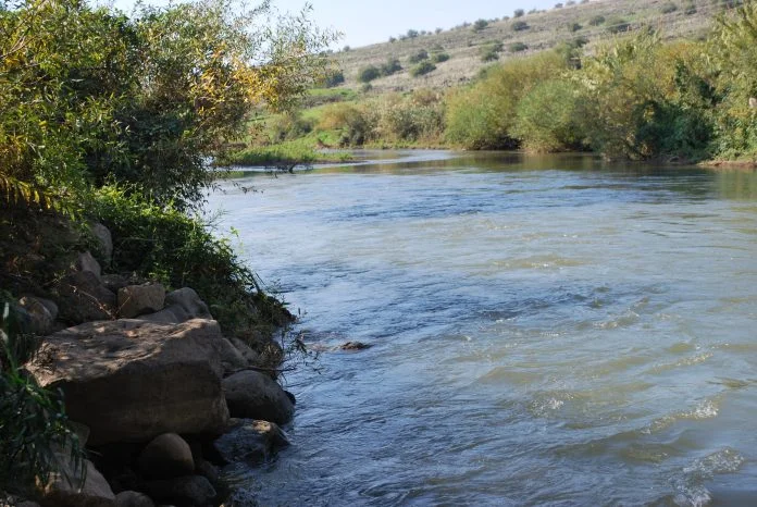 The Jordan River in Israel. John the Baptist held much of his preaching ministry in the regions surrounding the Jordan.