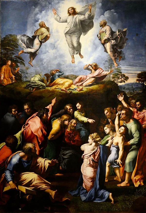 The Transfiguration (1520), the last and greatest work of the Italian artist Raphael