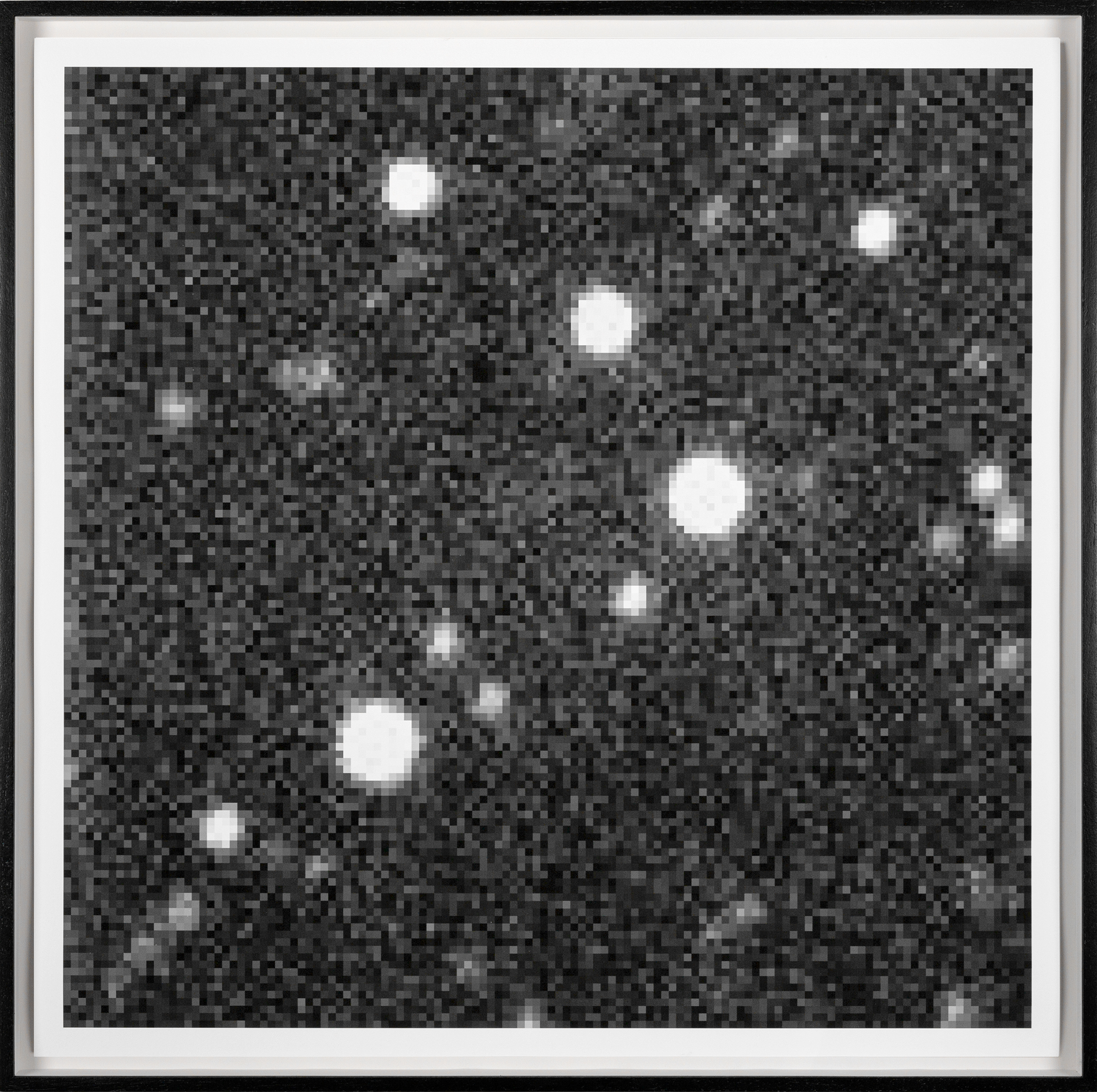 Occultation (Pluto), 2018, Telescopic image on hahnemuhle paper, 69cm x 69cm