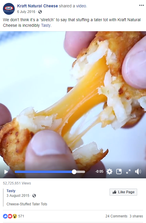 KNC Tasty Promoted Video