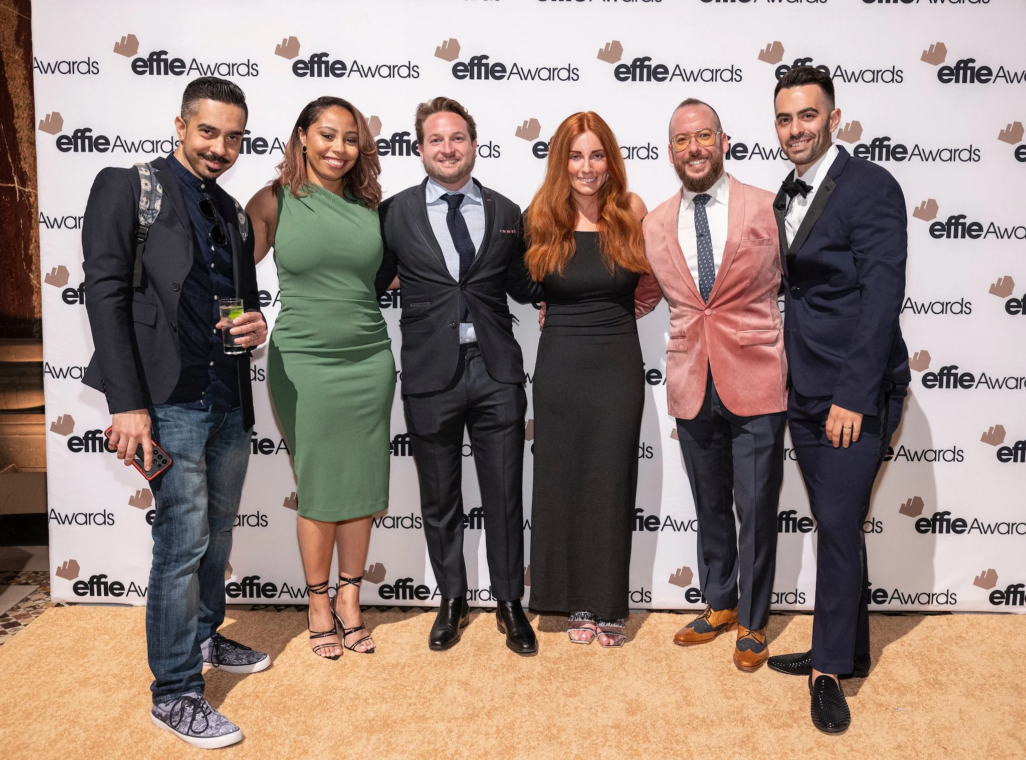 The Twitch Brand Partnership Studio team celebrates a win at The Effie Awards.